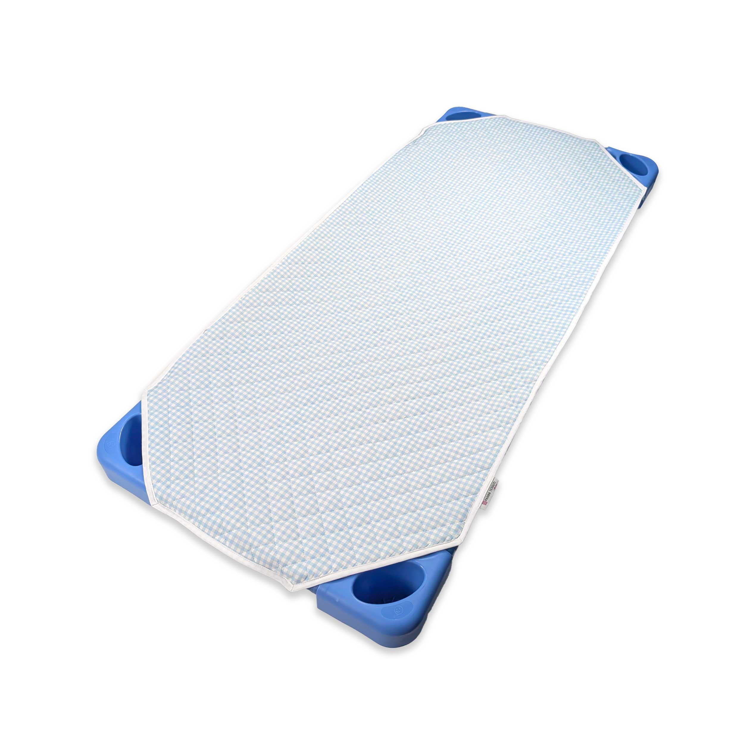 Copri Brandina Quadretti Azzurro Image