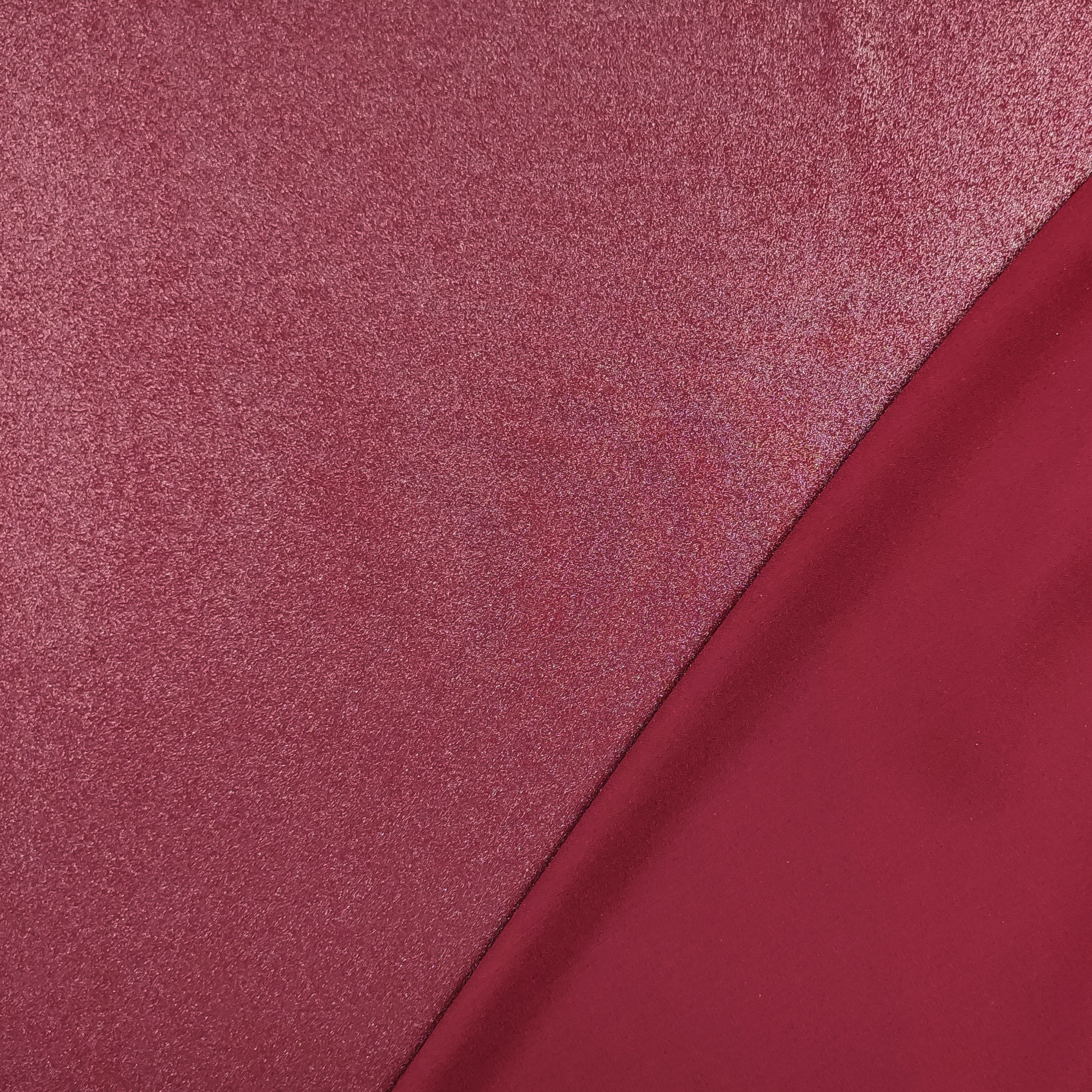 Georgette Laminato Rosso