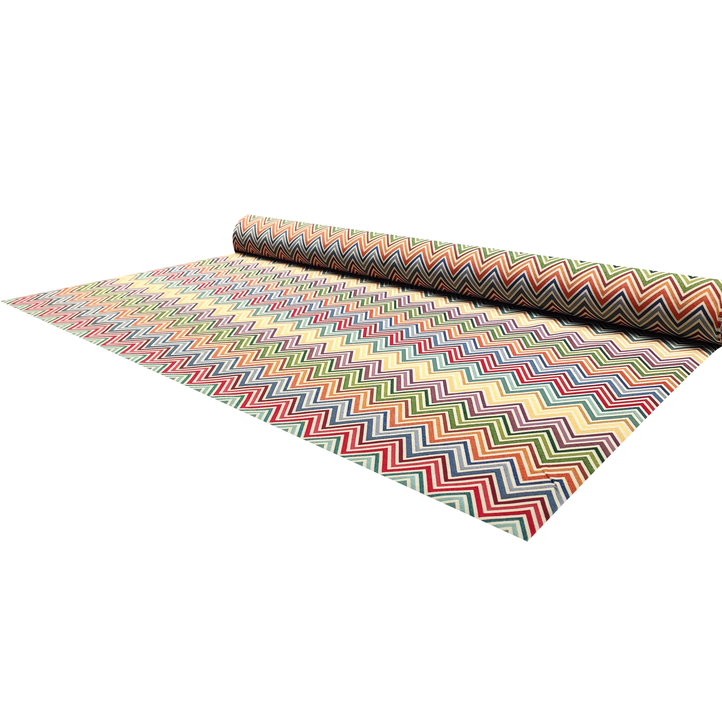 Gobelin Fantasia Righe Zig Zag Multicolorate