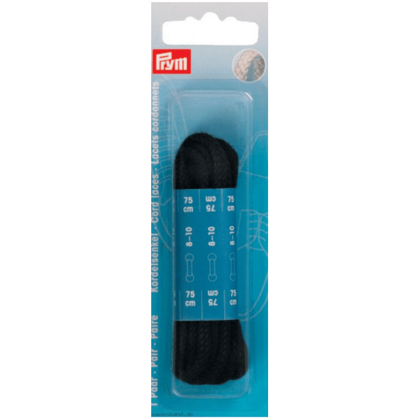 Stringhe a cordoncino Prym 75 cm x 5 mm