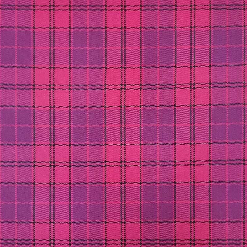 Tessuto Scozzese Fuxia e Viola