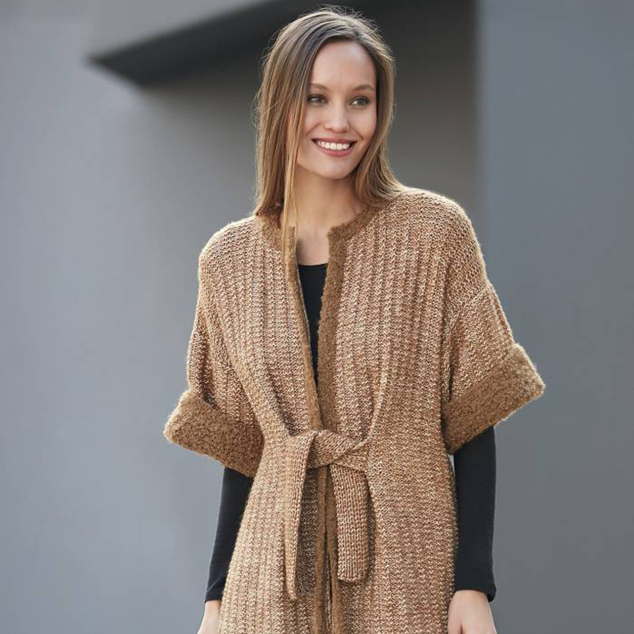 Lana cotton merino modella