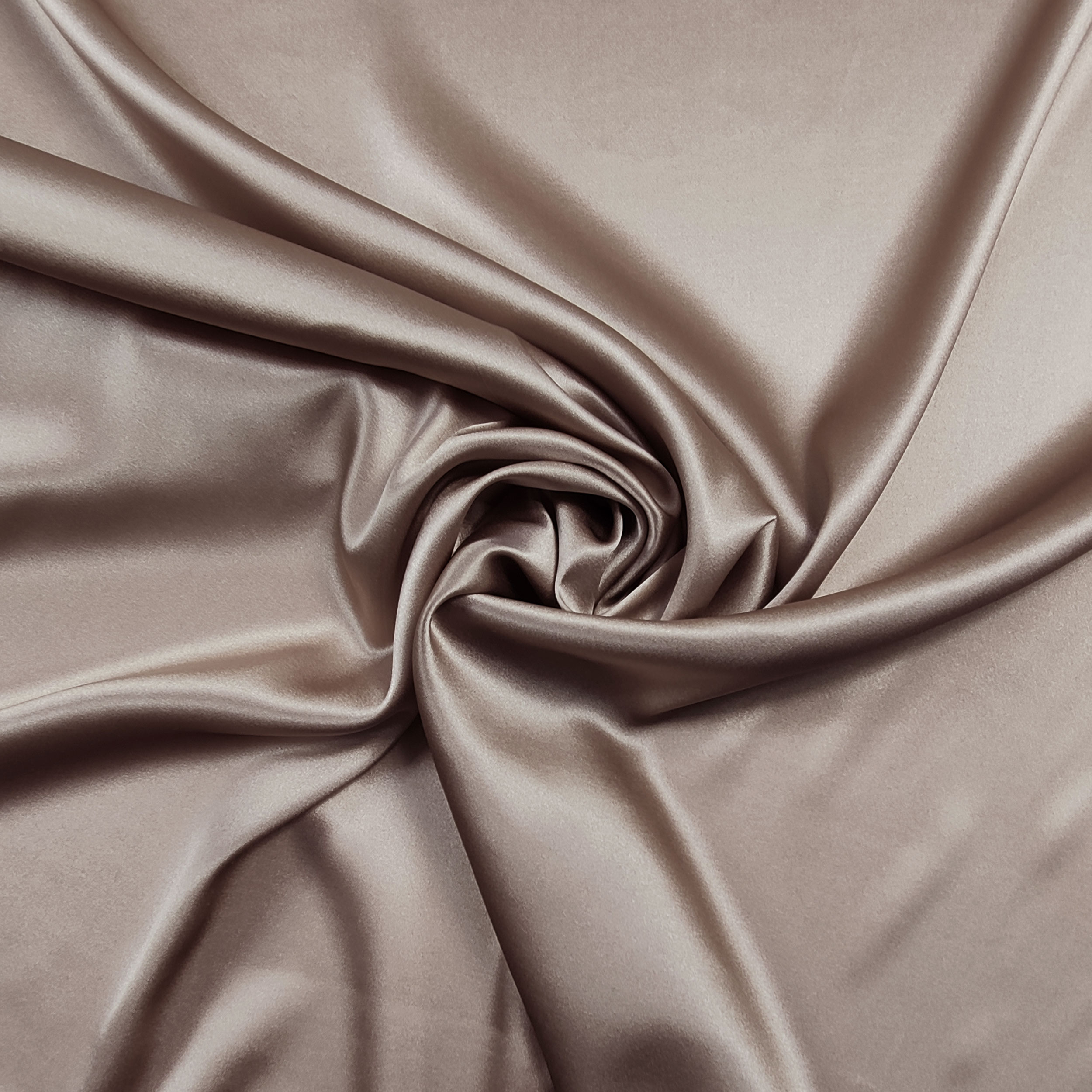 Tessuto Raso di Seta Elasticizzato Rosa Antico Scuro
