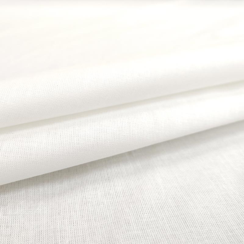 Ritaglio Tessuto 100% Cotone per Modelli Bianco 160x150 cm Image