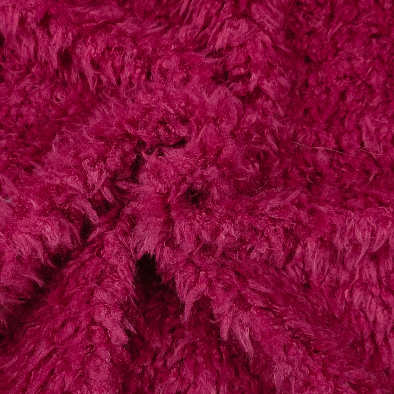 Tessuto Pelo Mosso Fuxia