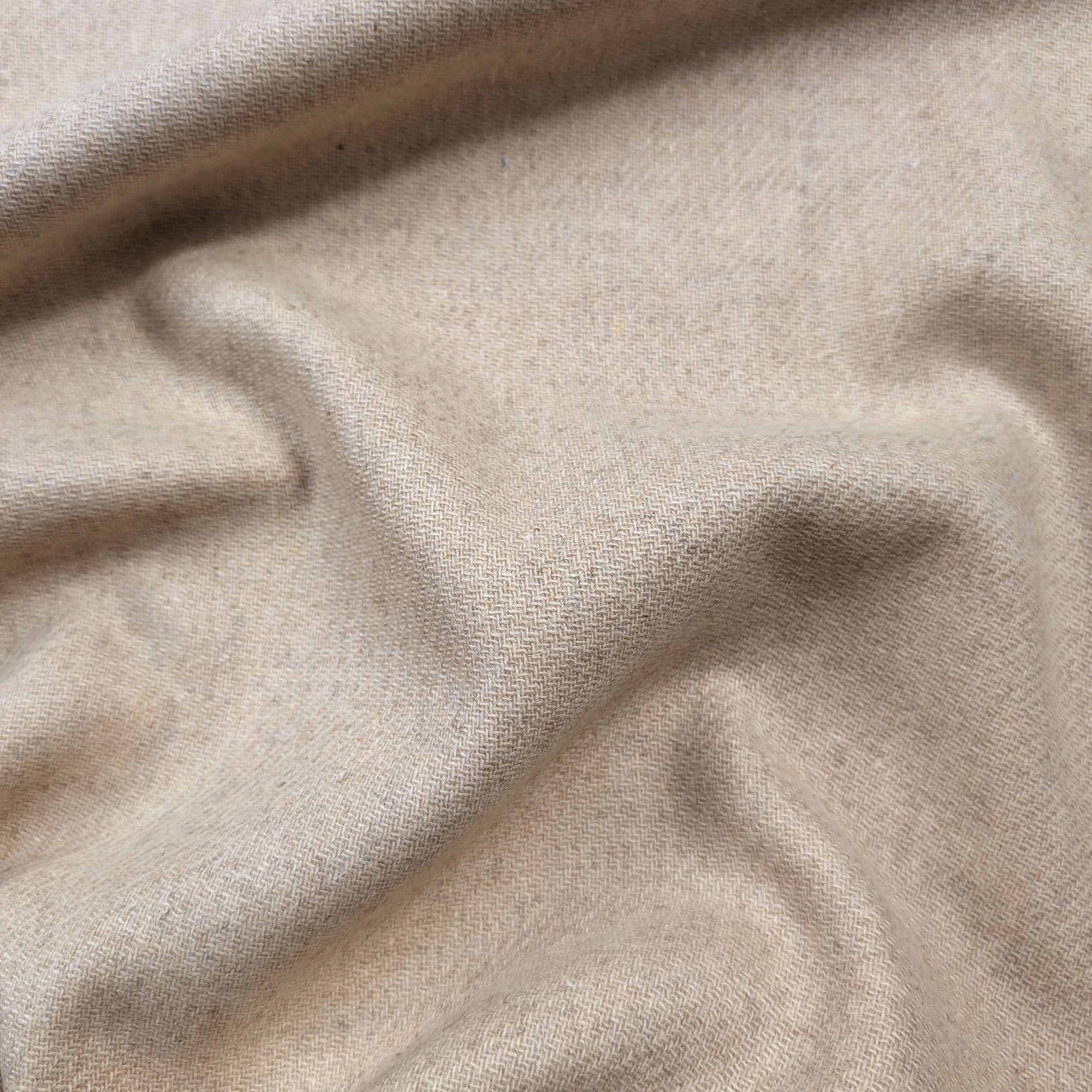 Cappotto Pesante Beige Misto Lana Image