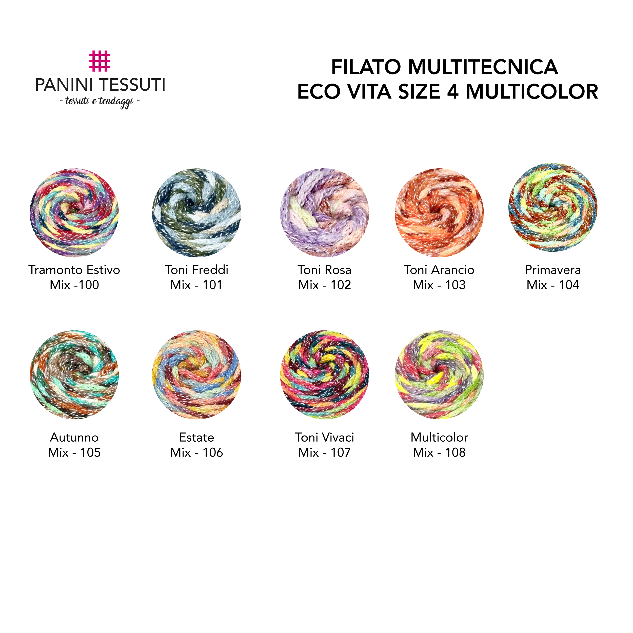 Filato DMC Multitecnica Eco Vita Size 4 Multicolor Image