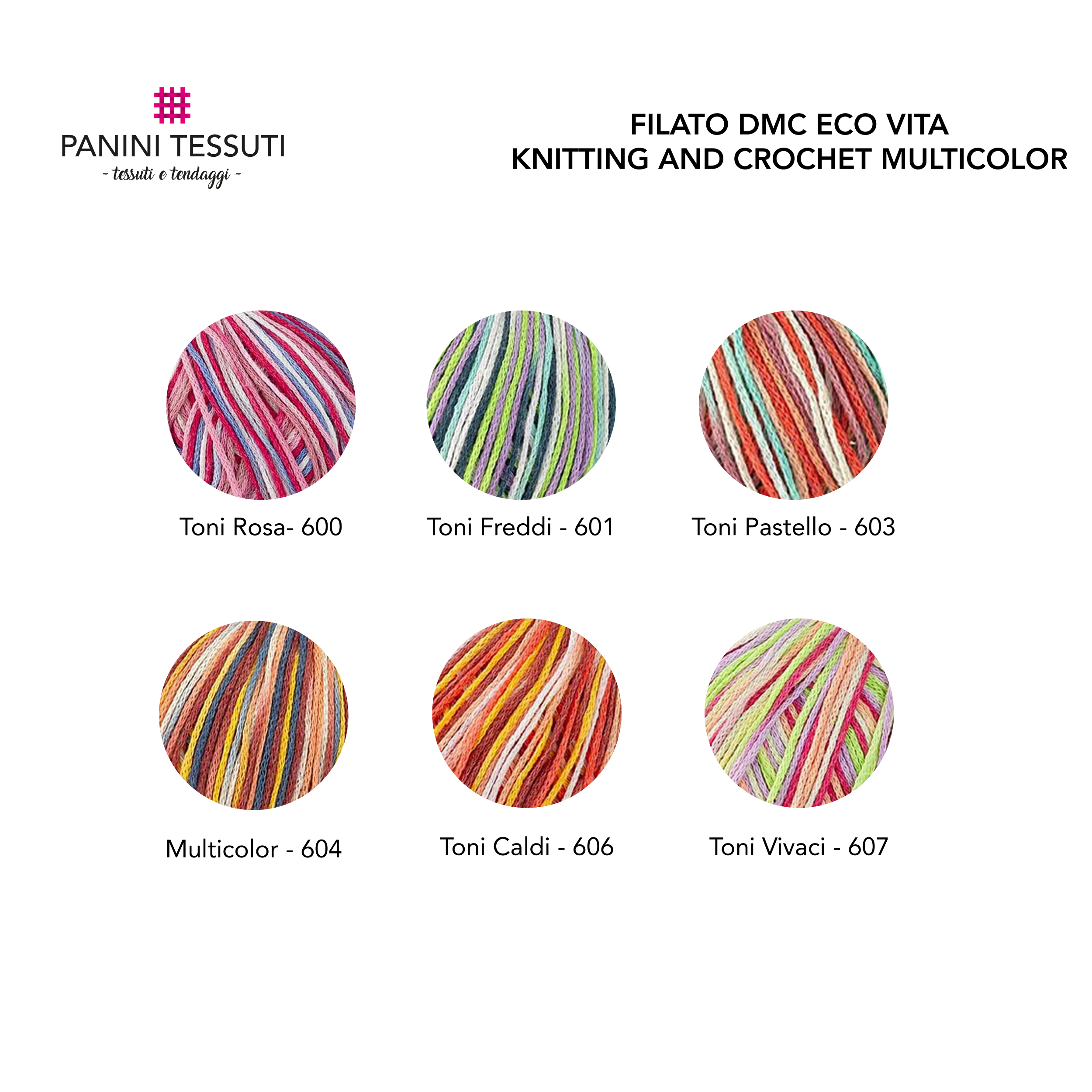 Filato DMC Eco Vita Knitting and Crochet Multicolor Image