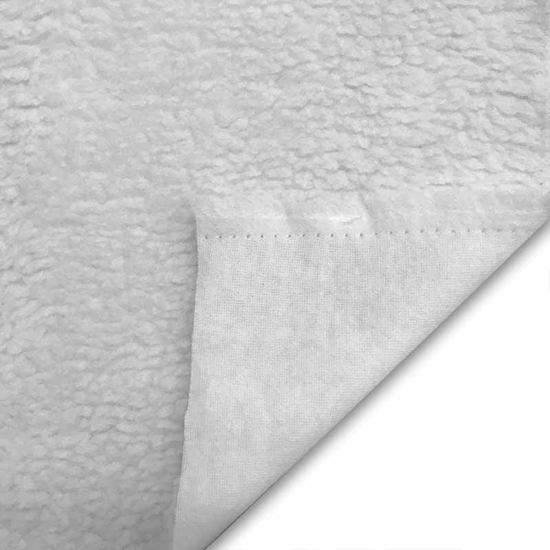 CRS Tessuto Pelliccia Sintetica Bianca: 150x100 Cm, Pelo Lungo 60mm Per Costumi