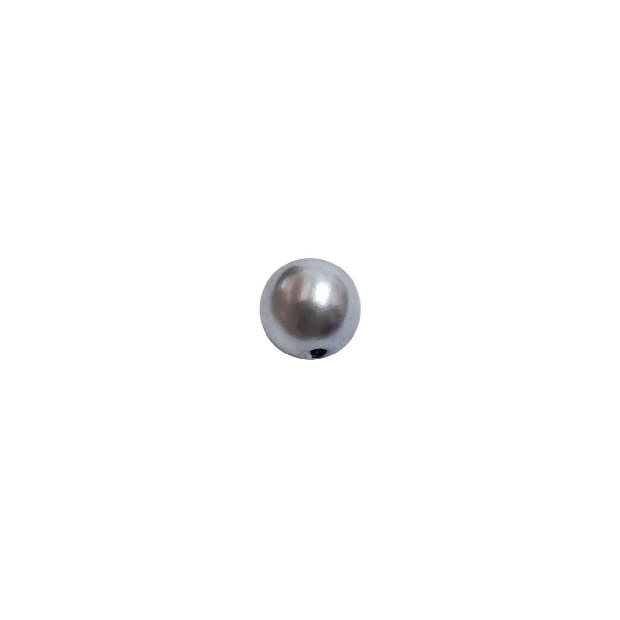 perline gutermann 8 mm grigio perla