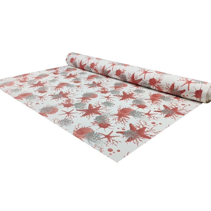 Tessuto-Panama-Coralli-Stelle-Marine-Rosse
