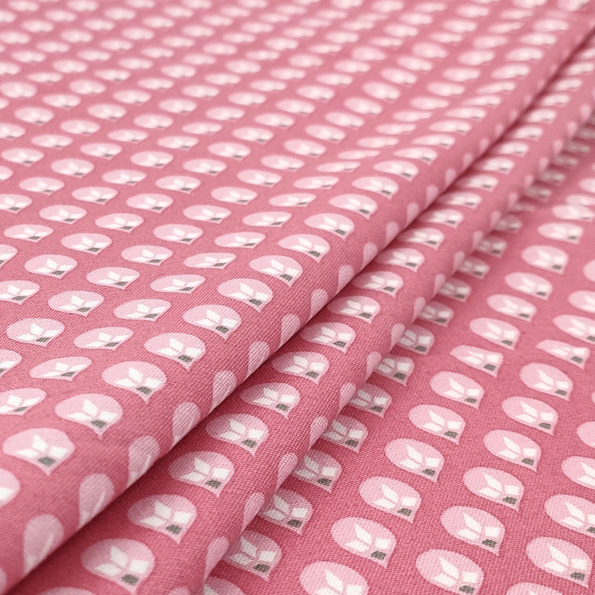 Cotone gocce di rugiada rosa