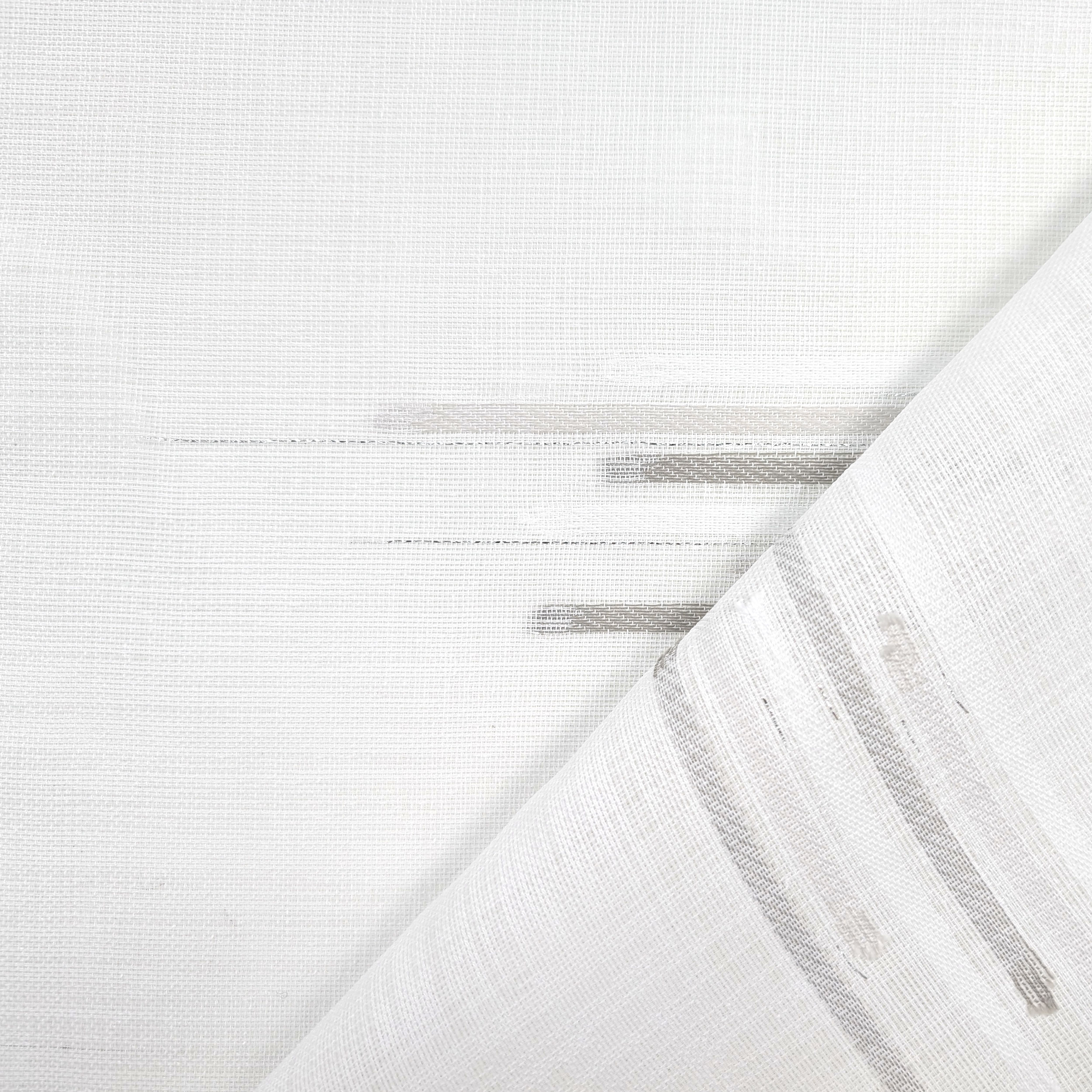 Tessuto Tendino Fantasia Righe Grigio con Lurex Image