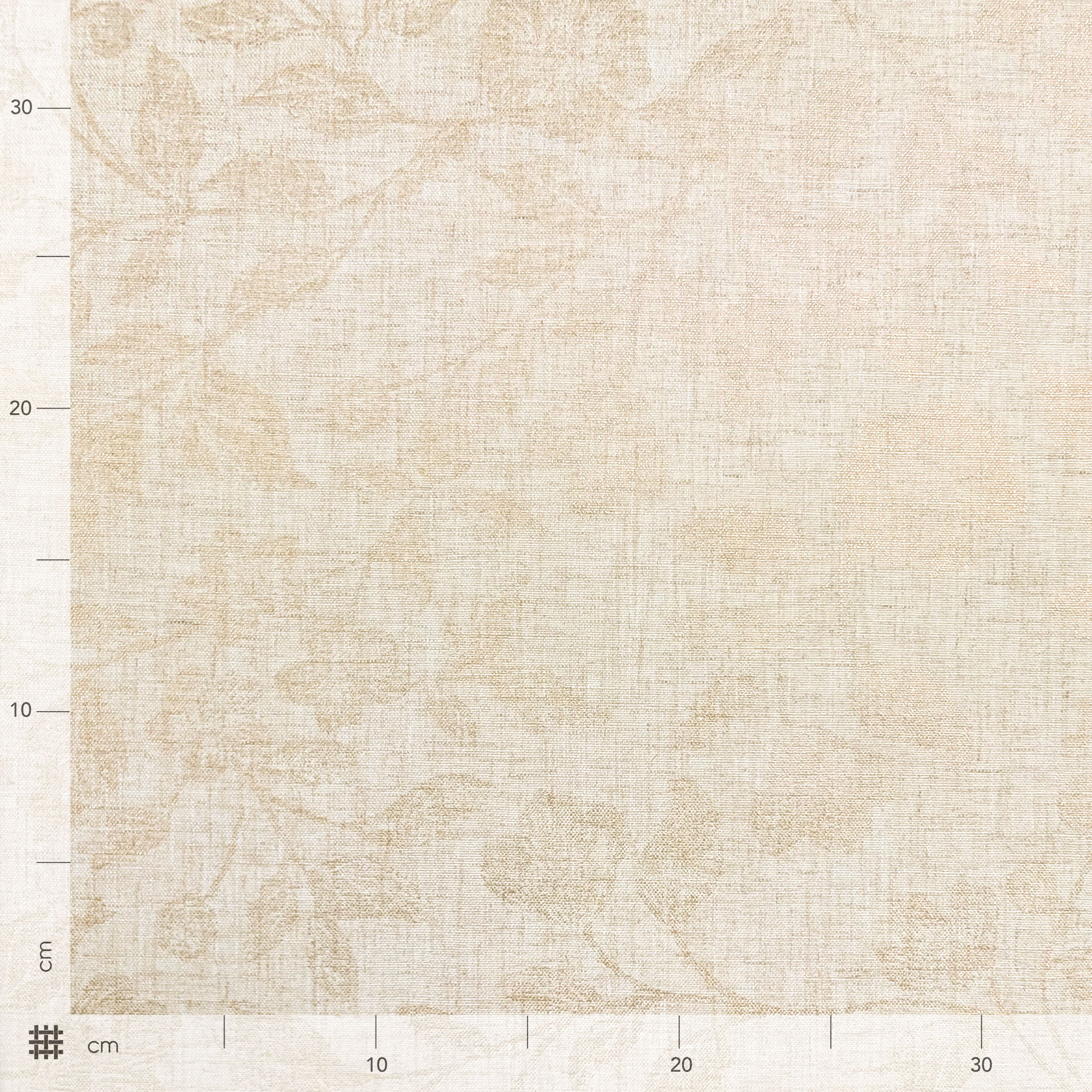 Misto Lino Naturale Fiori Lurex Image
