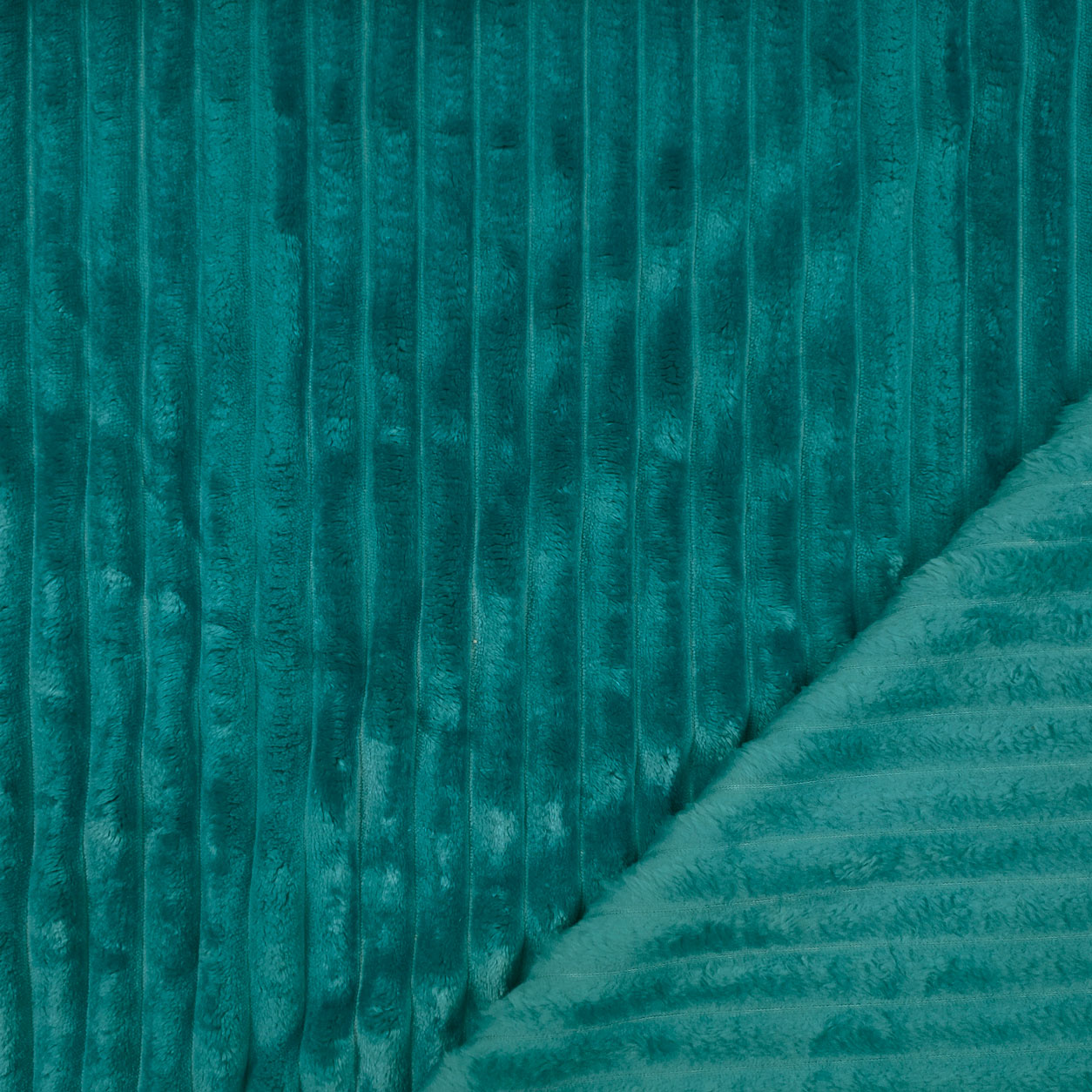 Pile Cannettato Mano Cachemire Verde Acqua