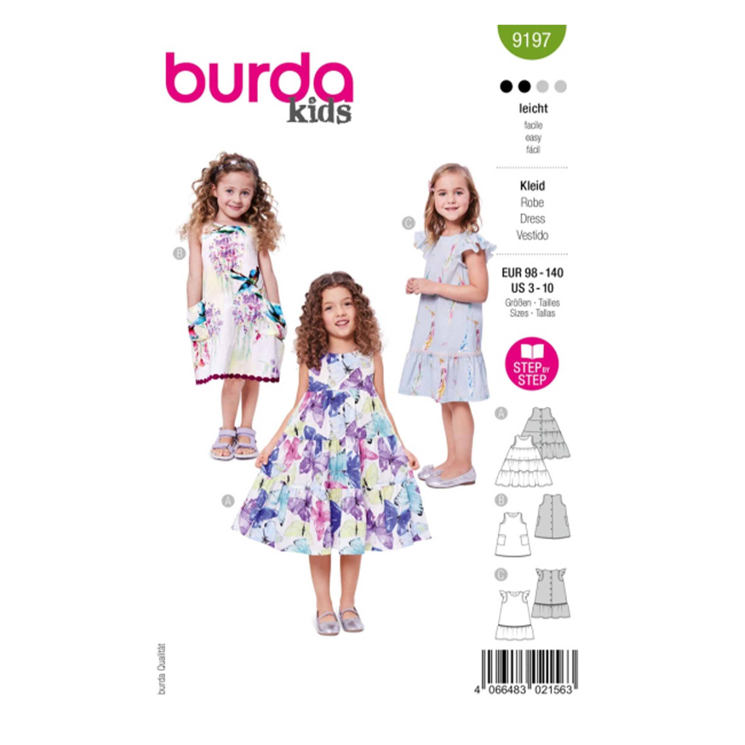 Cartamodello Burda Kids Easy Abito Estivo Image