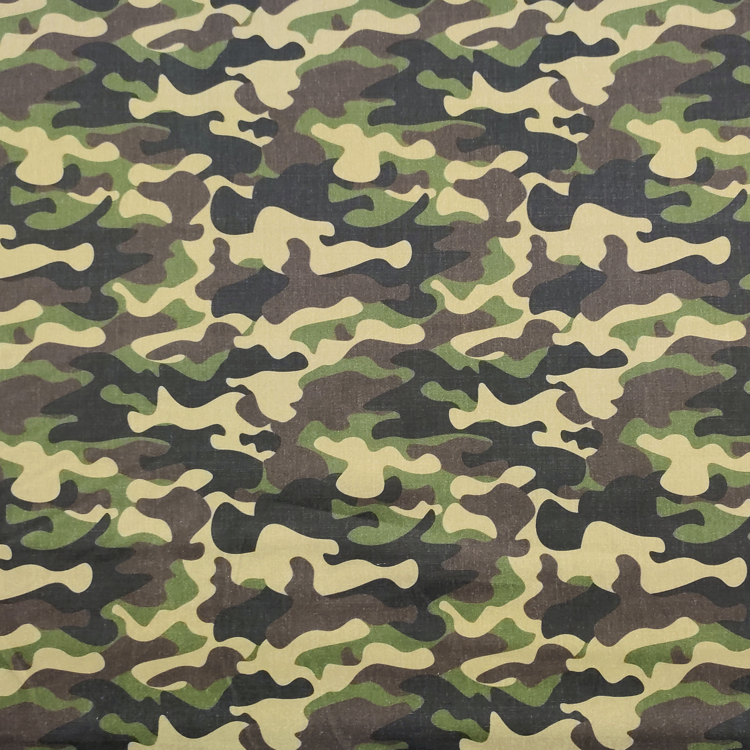 Rasatello di Cotone Leggero Fantasia Militare