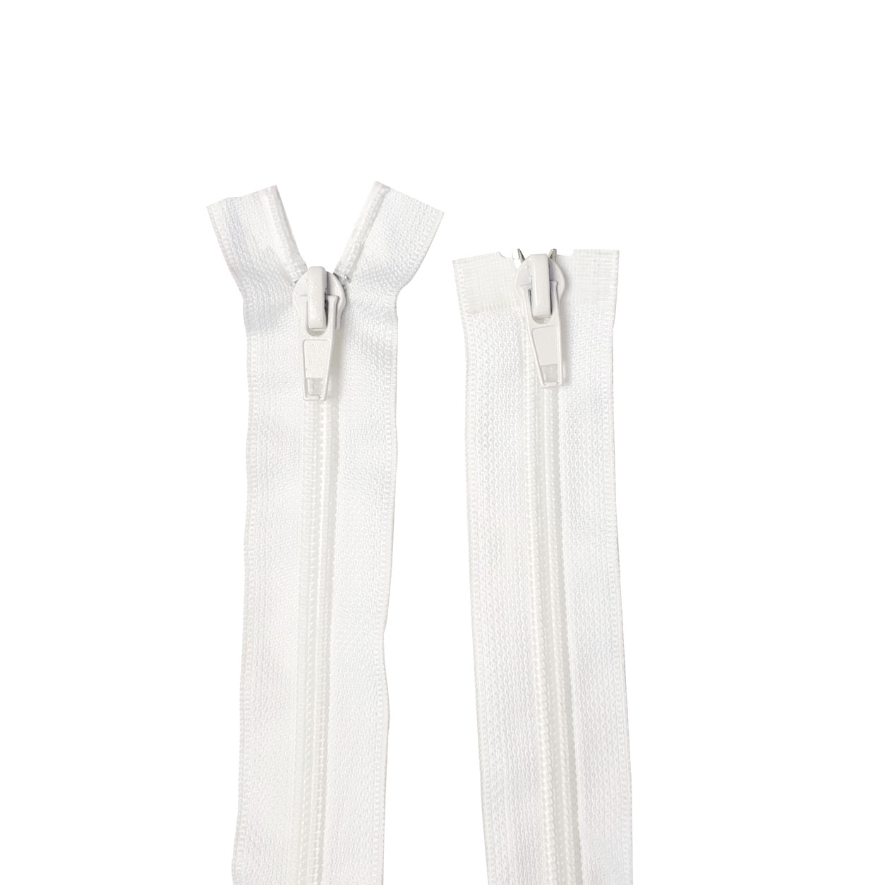 Cerniera A Doppio Cursore 3 pezzi 5# Cerniera in resina a doppio cursore aperta Cerniere lunghe for piumini, cappotti, vestiti, borse, kit di riparazione for cucito(Khaki,No5-150cm