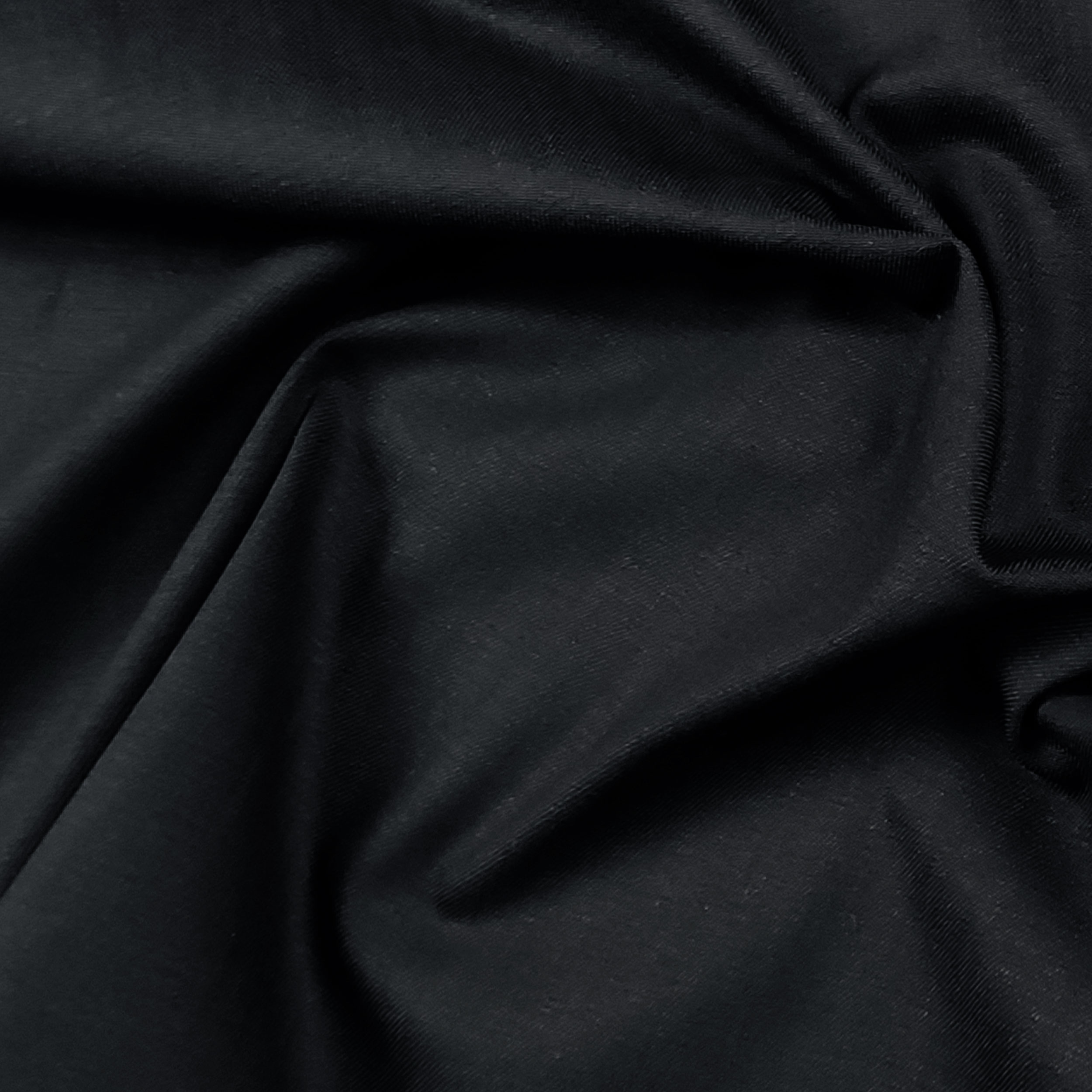 Jeans Tinto Nero in Cotone Elasticizzato