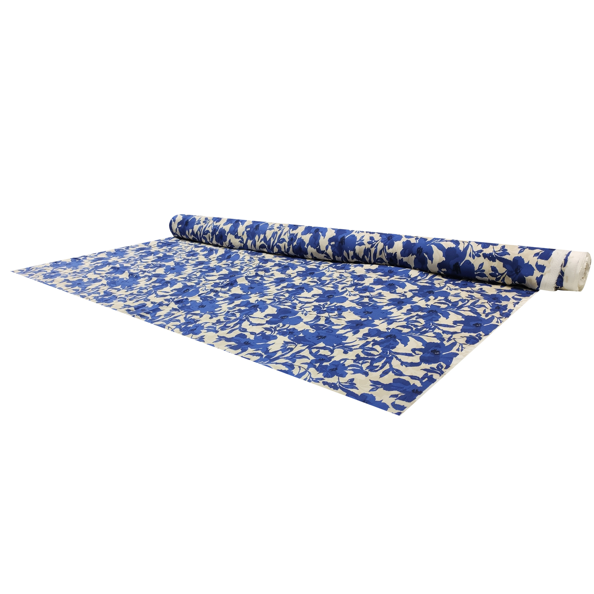 Viscosa Fantasia Floreale Blu