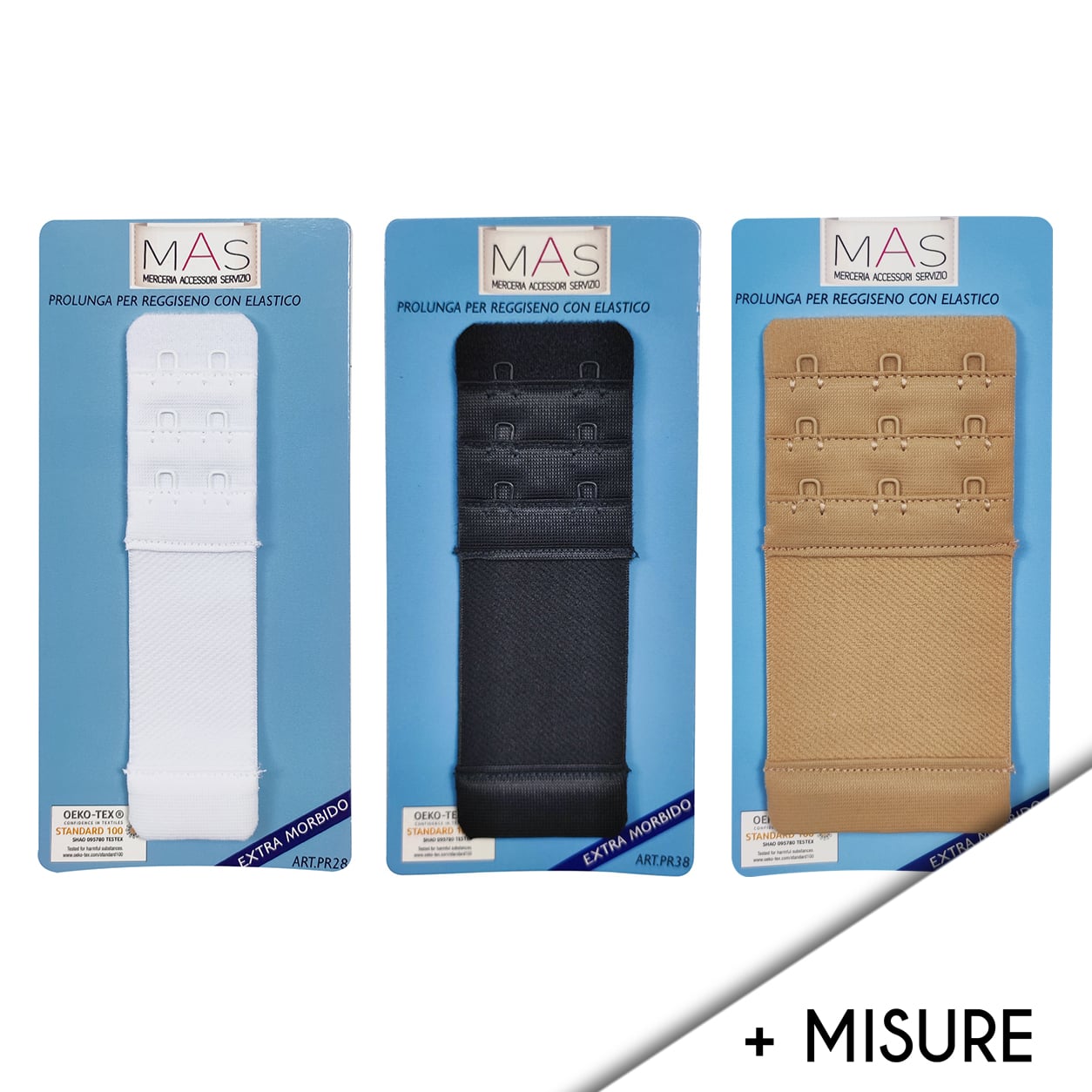 Prolunga Reggiseno Bianco PR19 Panini Tessuti Tendaggi