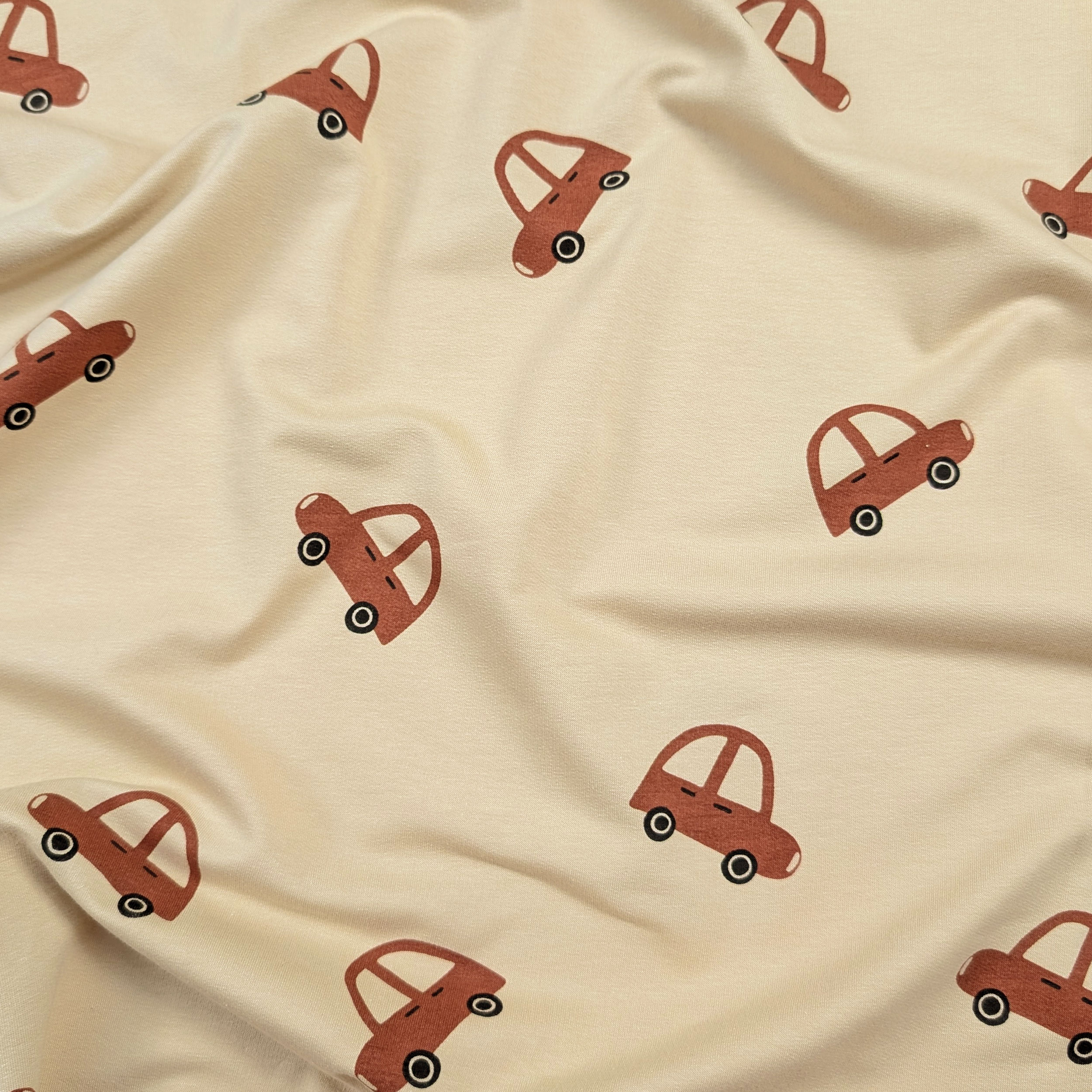 Felpa French Terry Macchine Sfondo Beige Image