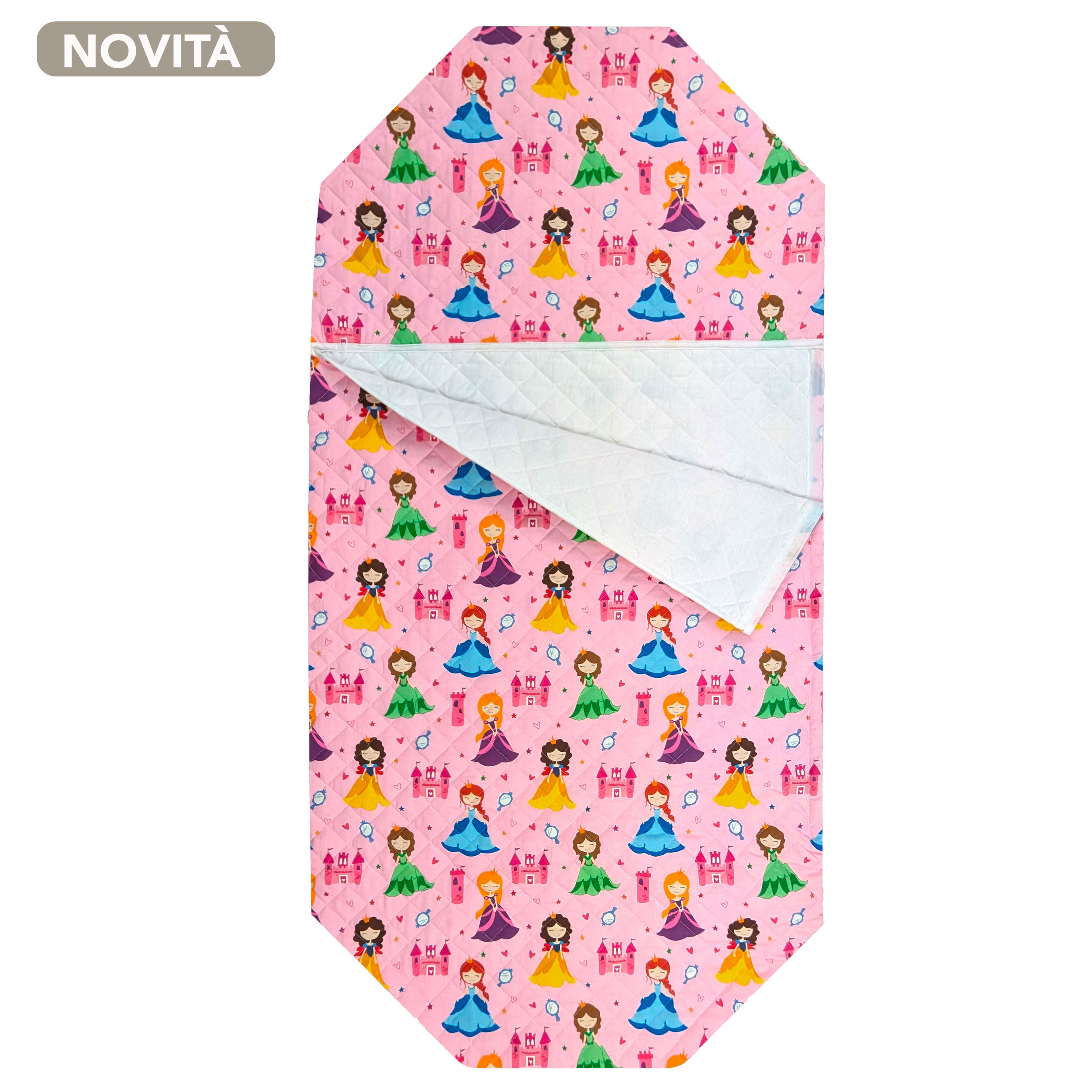 Sacco Nanna Sagomato per Brandine Principesse Sfondo Rosa Image