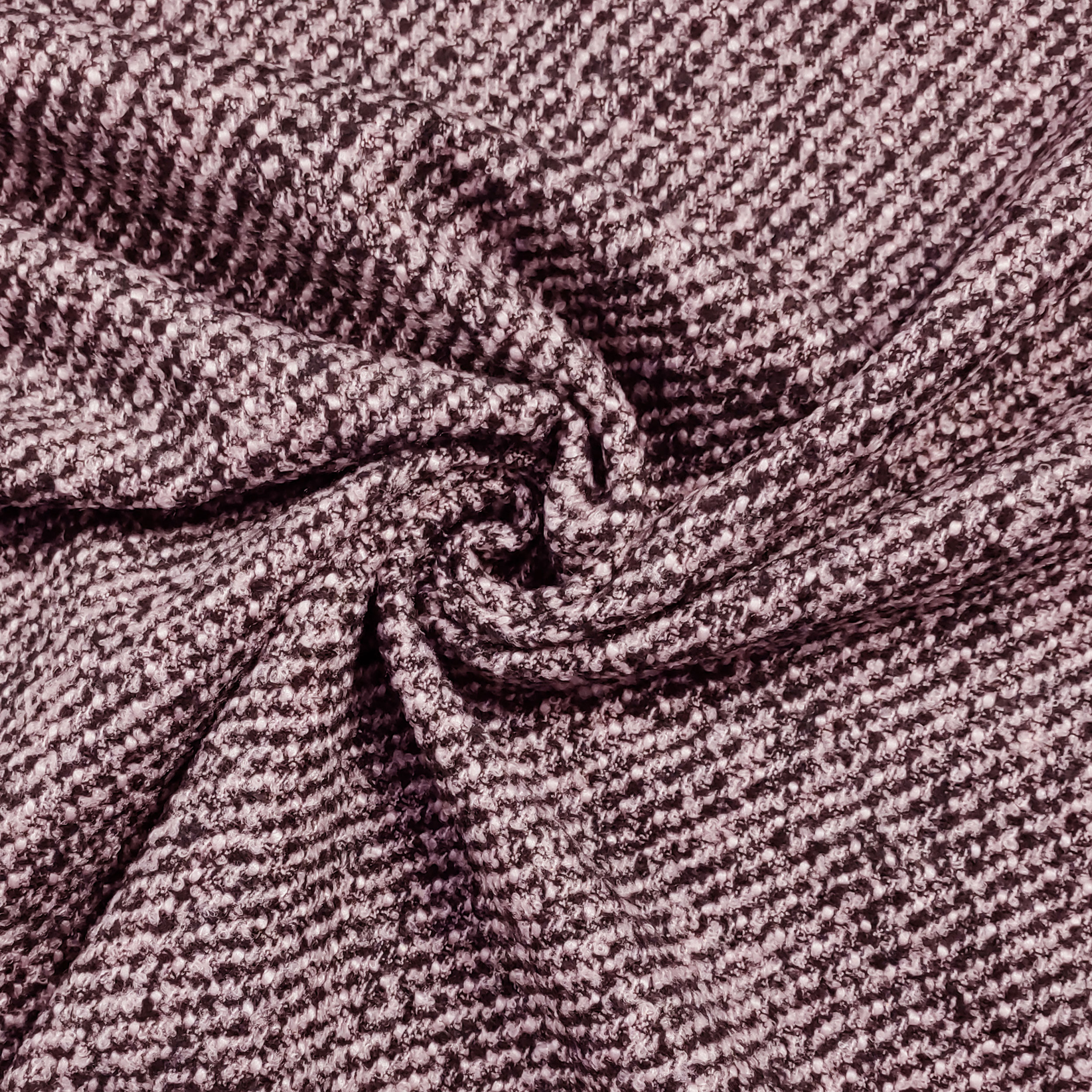 Cappotto Tweed Rosa e Nero