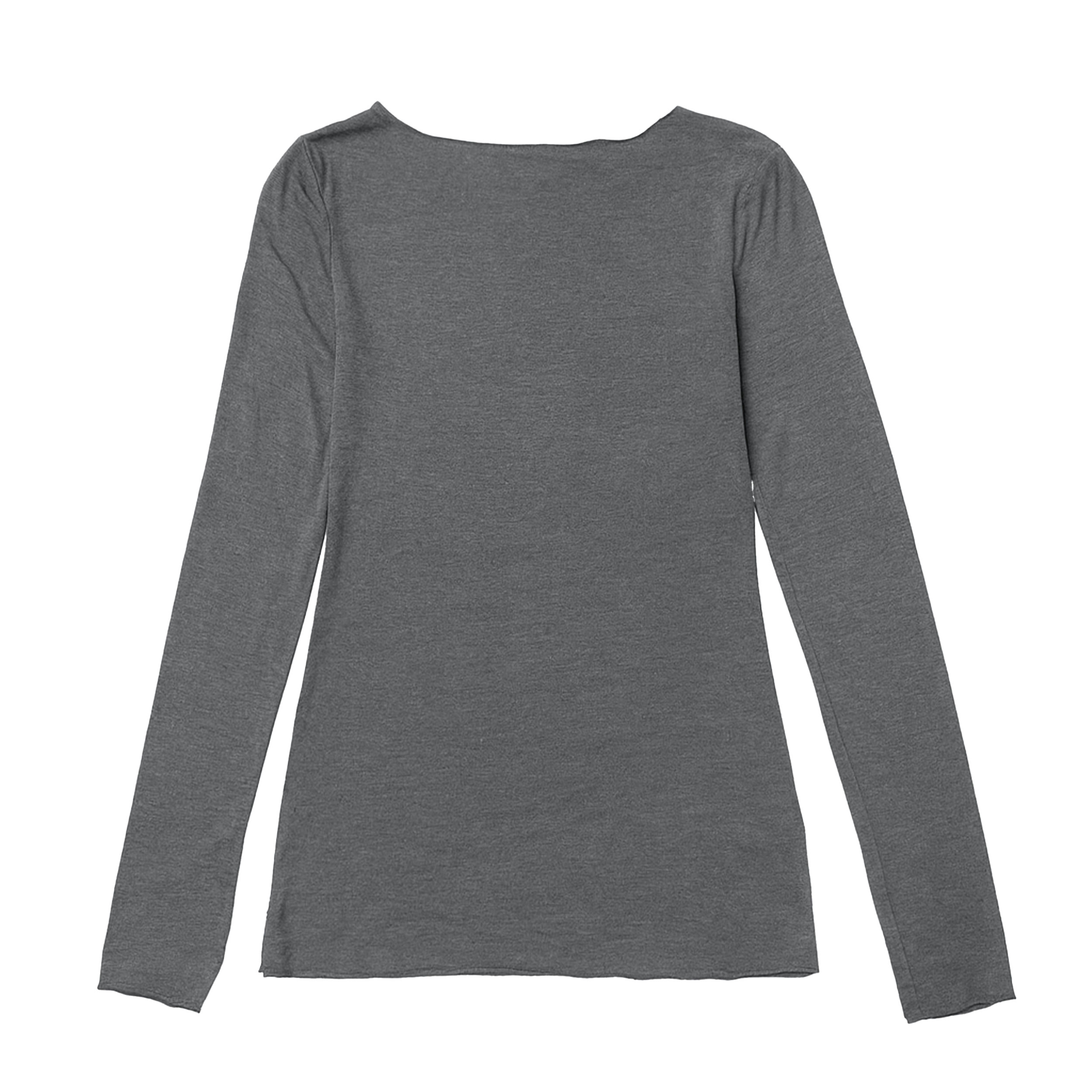 Maglia Cashmere Scollo a Barca Jadea Grigia Image