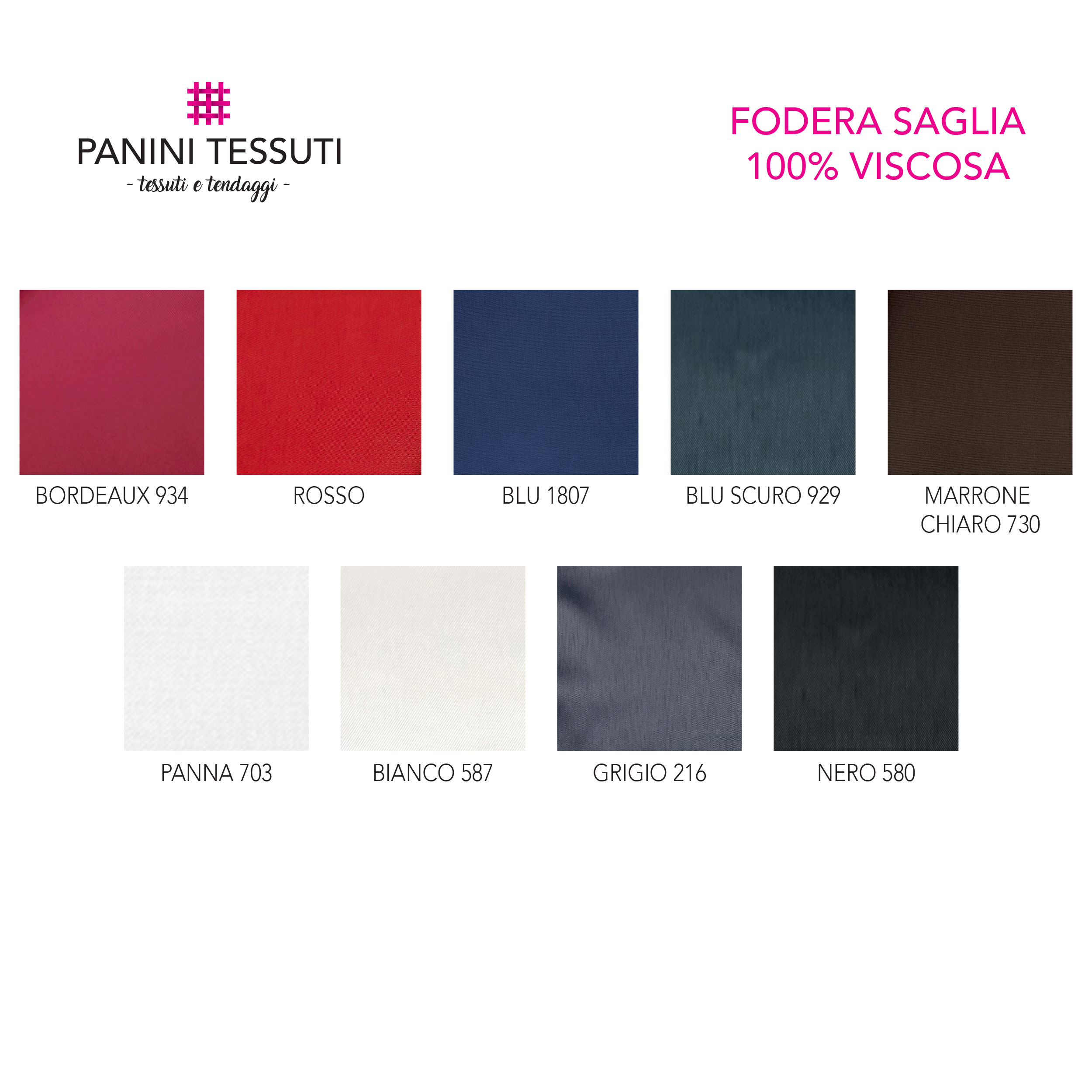 Fodera Saglia 100% Viscosa Image