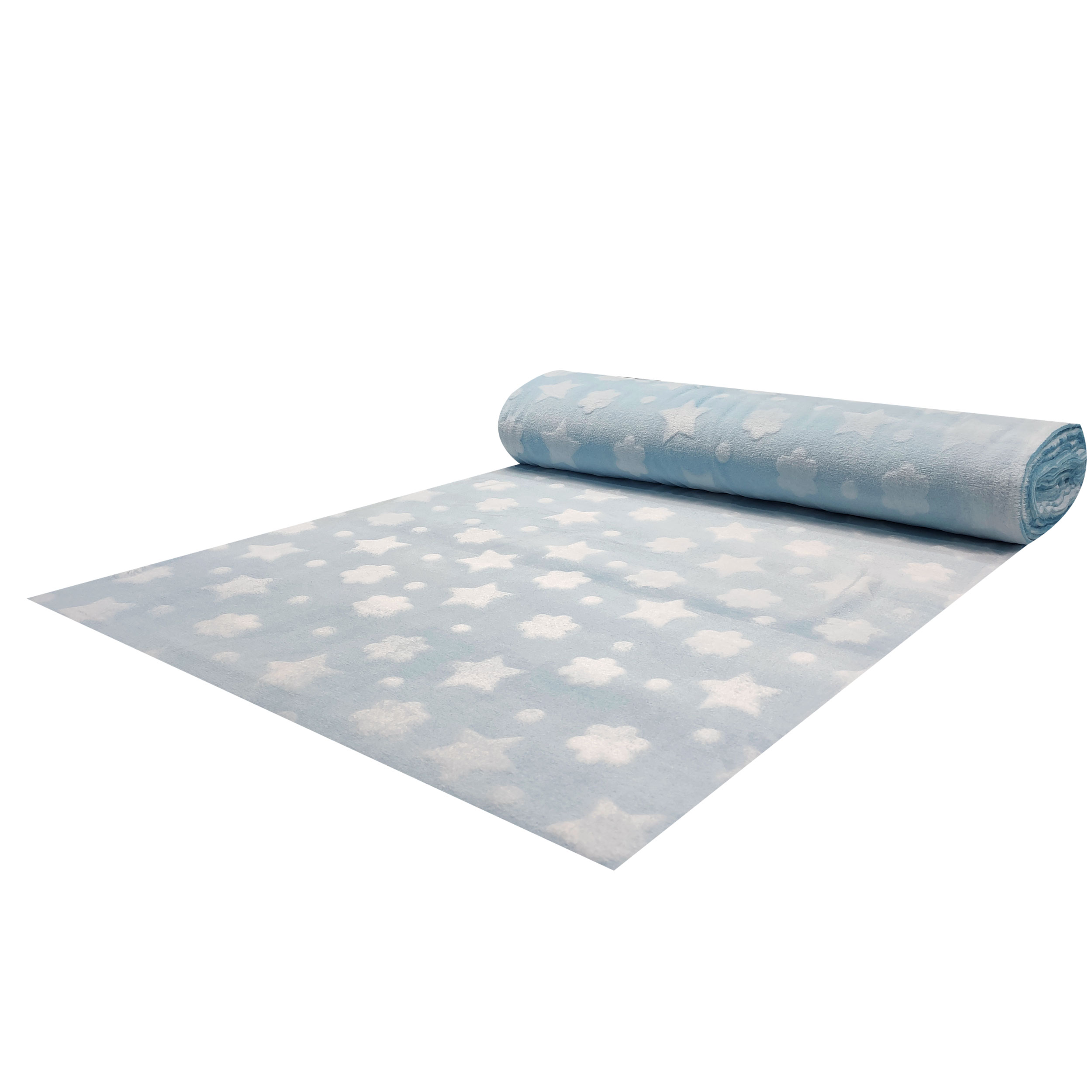Pile Stelle e Nuvolette Azzurro Baby Image