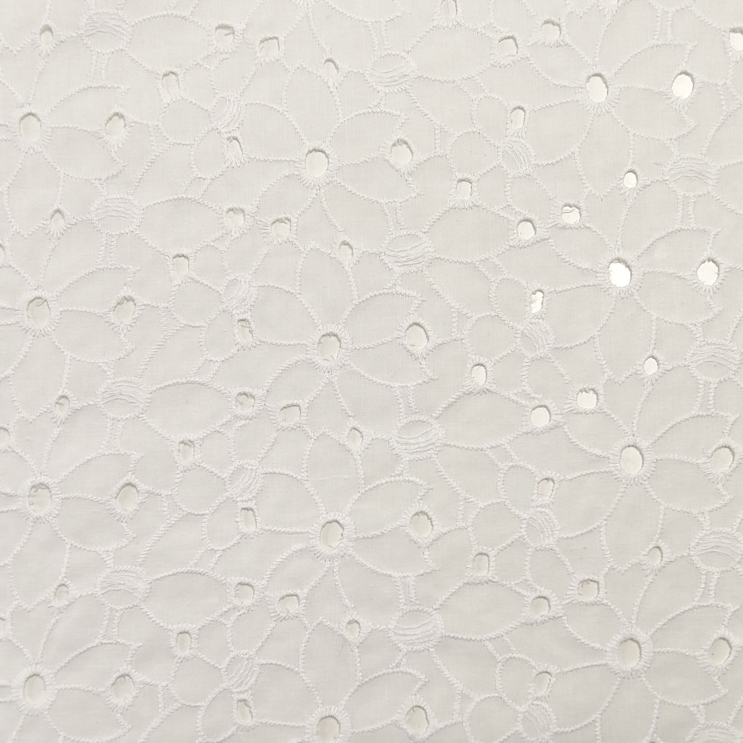 Sangallo Moda Fiori Ricamati Bianco