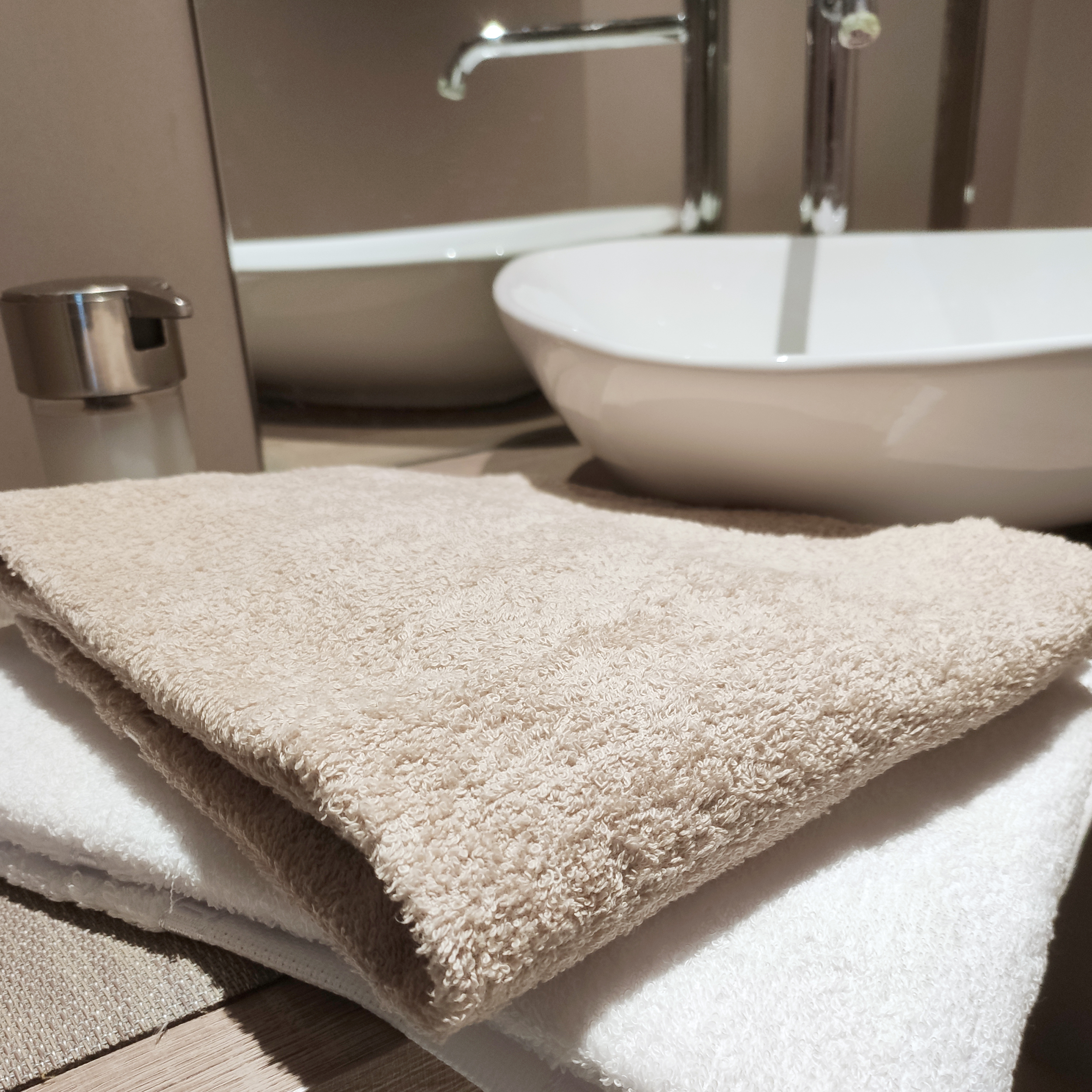 Ambientazione spugna beige