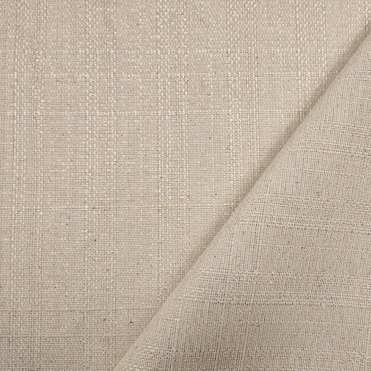 Tessuto Panama Lurex Oro
