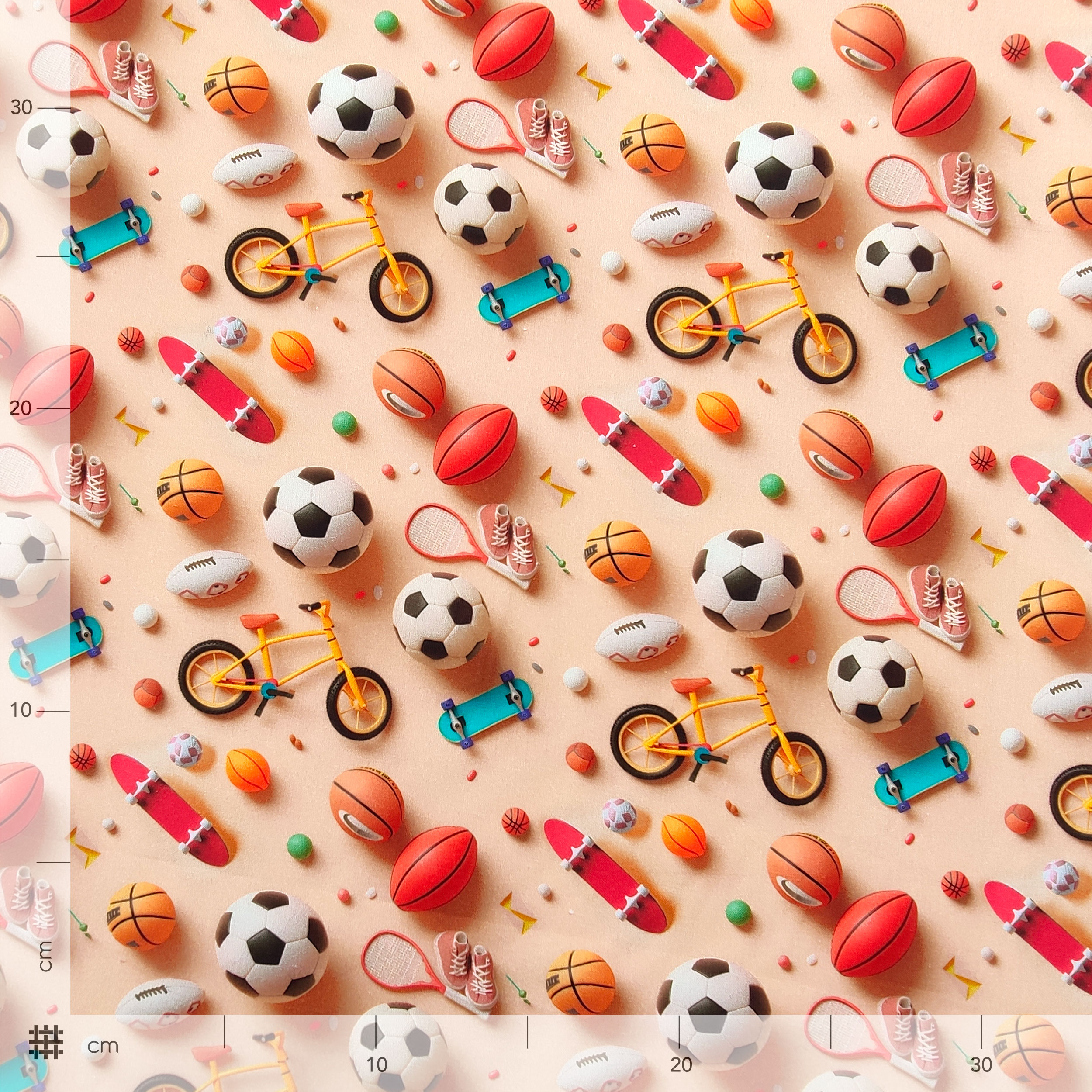 Cotone Digital Fantasia Sport Image