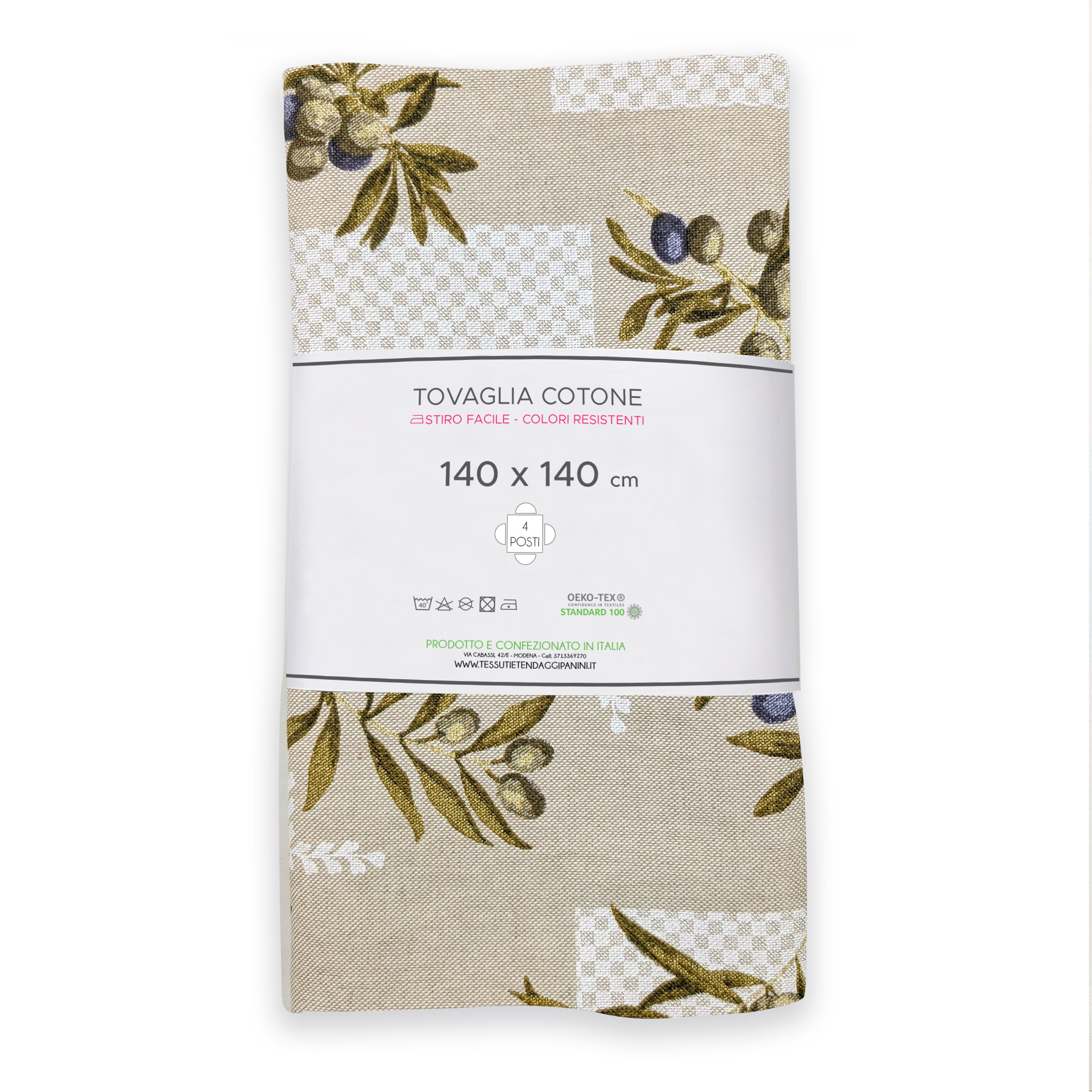 Tovaglia Confezionata Olive Image