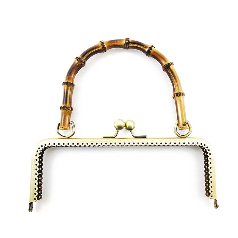 Click clack con manici in bamboo bronzo