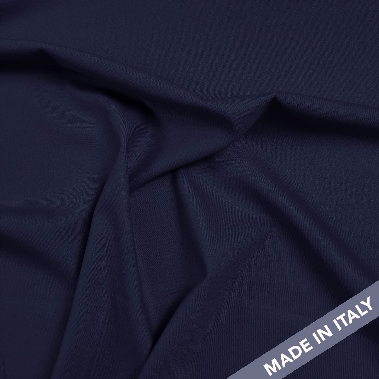 Raso di Lana Elasticizzato Blu Scuro 