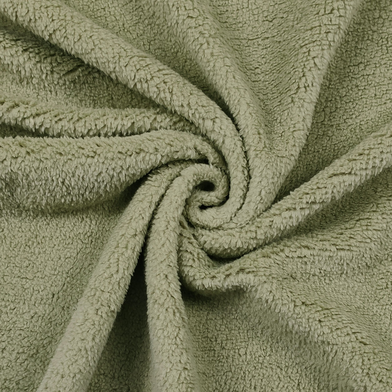 Pile Cappotto Teddy Verde