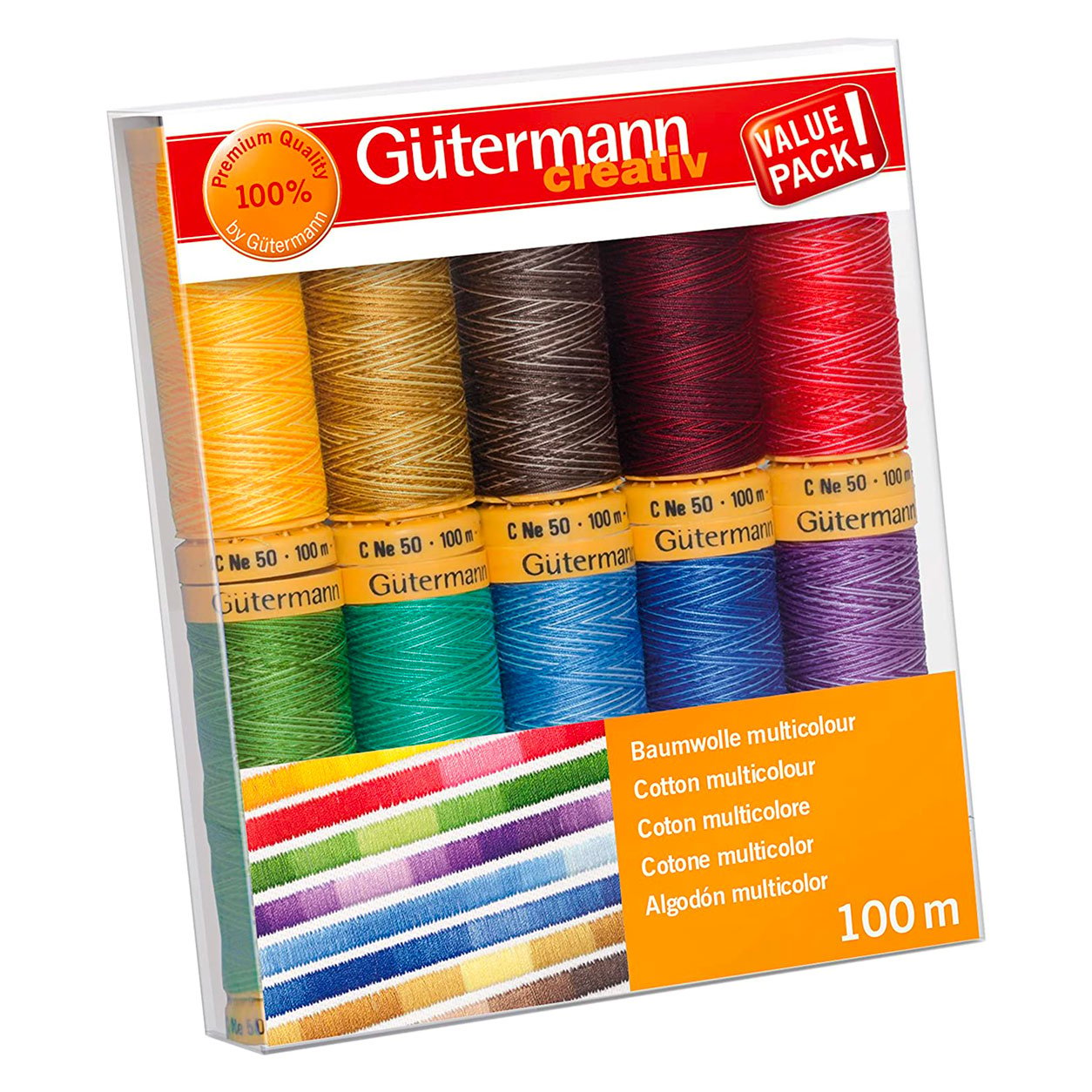 Gutermann Filo Cotone 10 Bobine