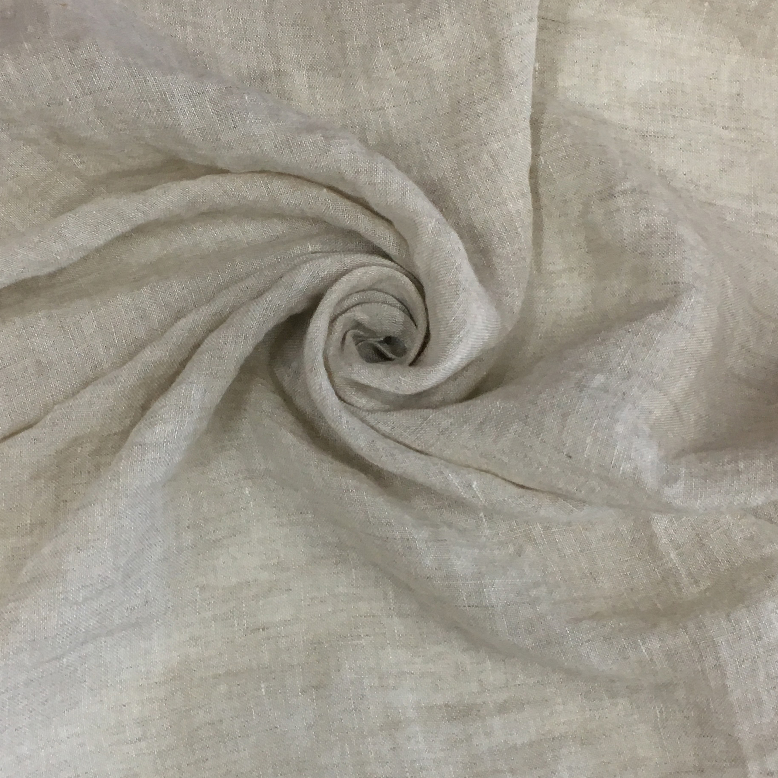 Scampolo Tenda 100% Lino Stropicciato Corda 140x310 cm Image