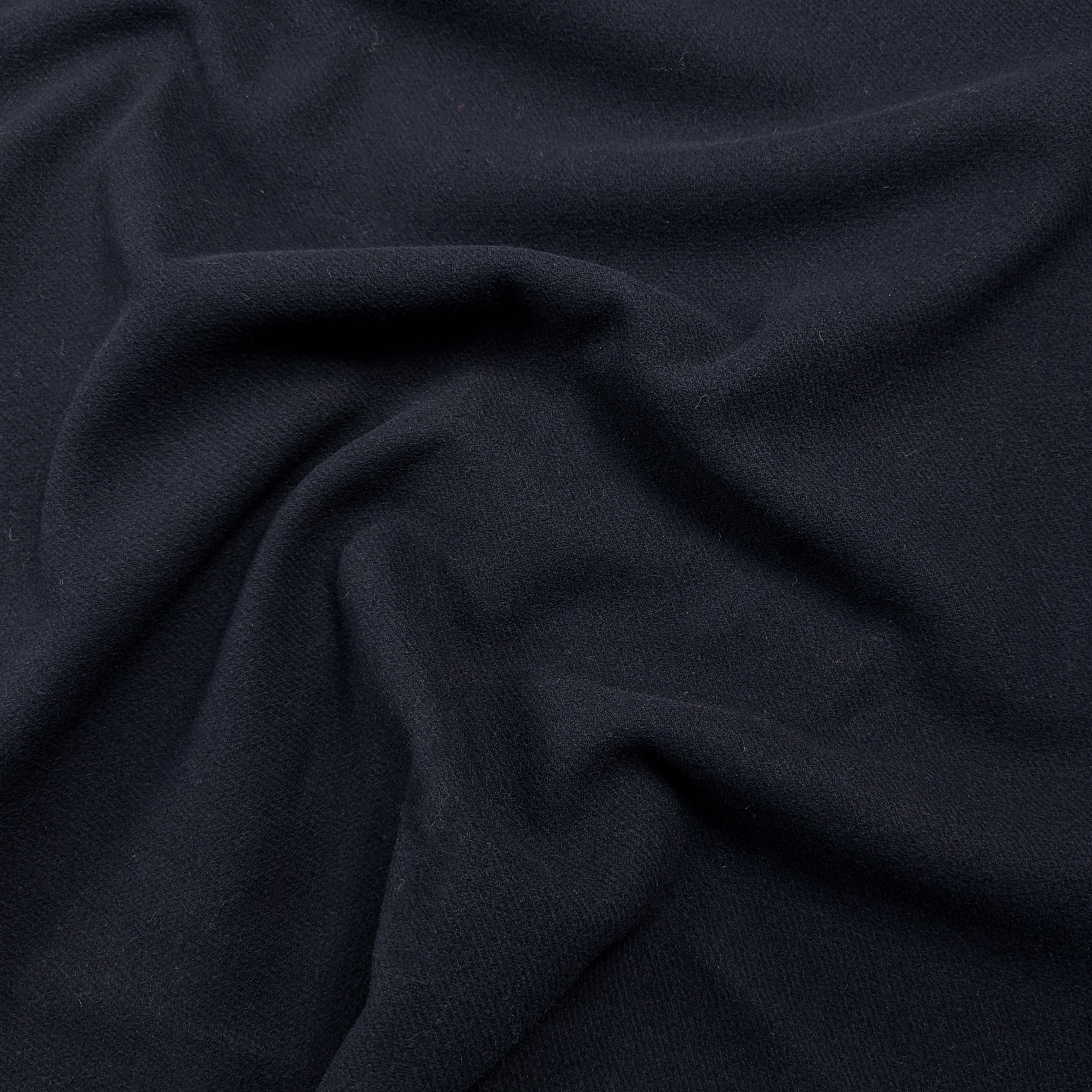 Cappotto Lana Tinta Blu Scuro Image
