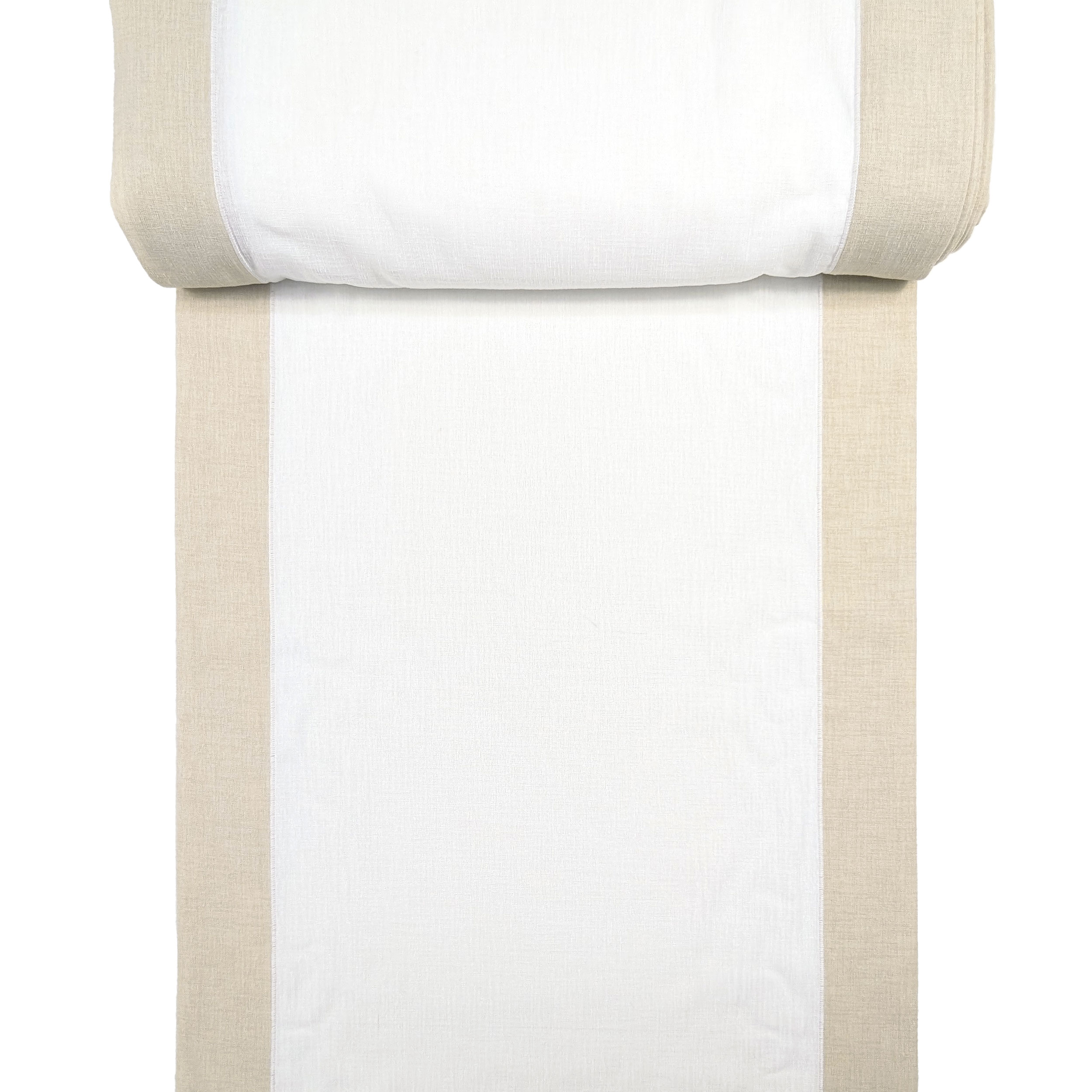 Tessuto Tendino Bordi Beige Image