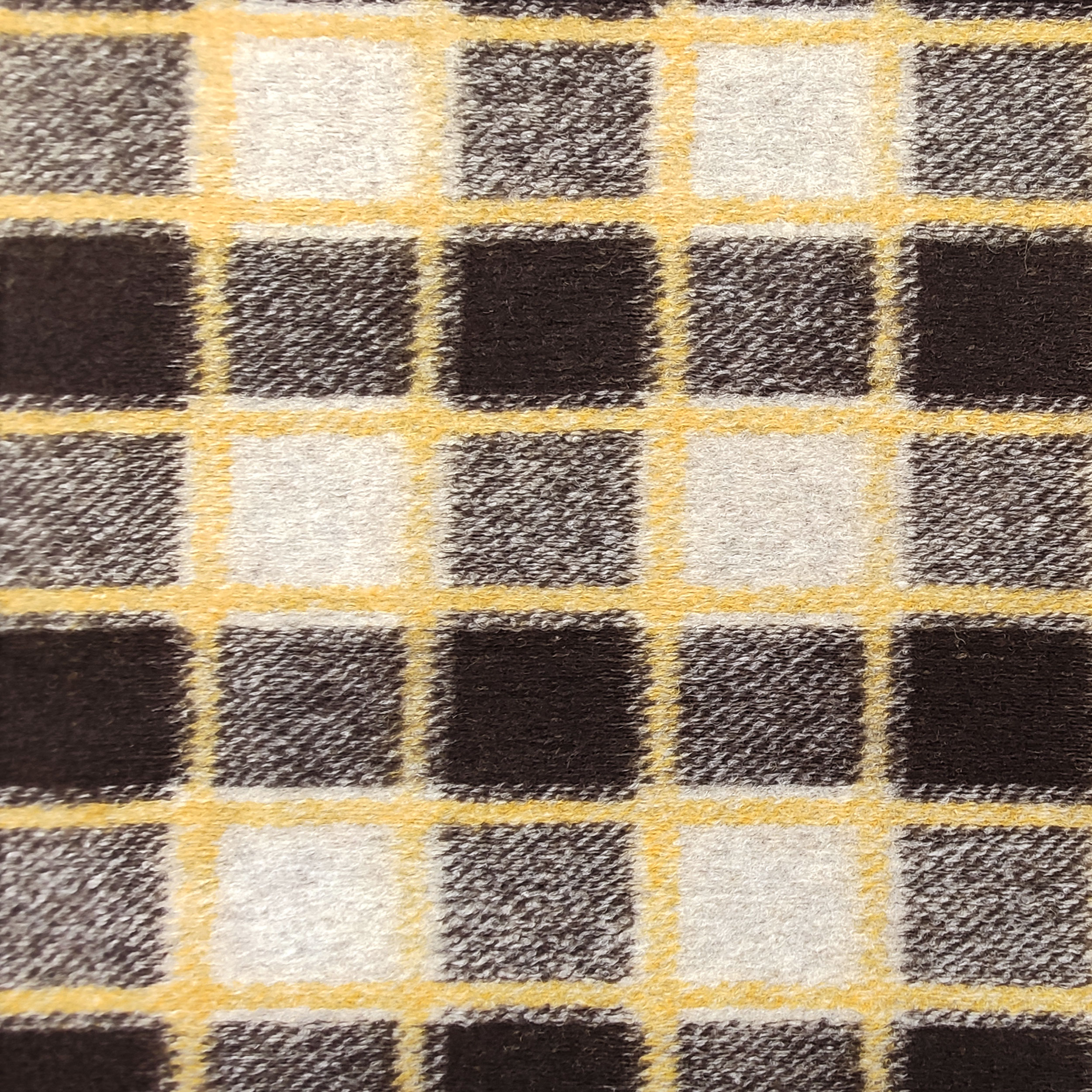 Cappotto Invernale Fantasia Quadri Toni Marrone