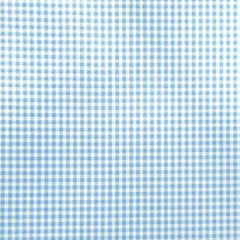 Tessuto Cotone Quadretti Celesti Image