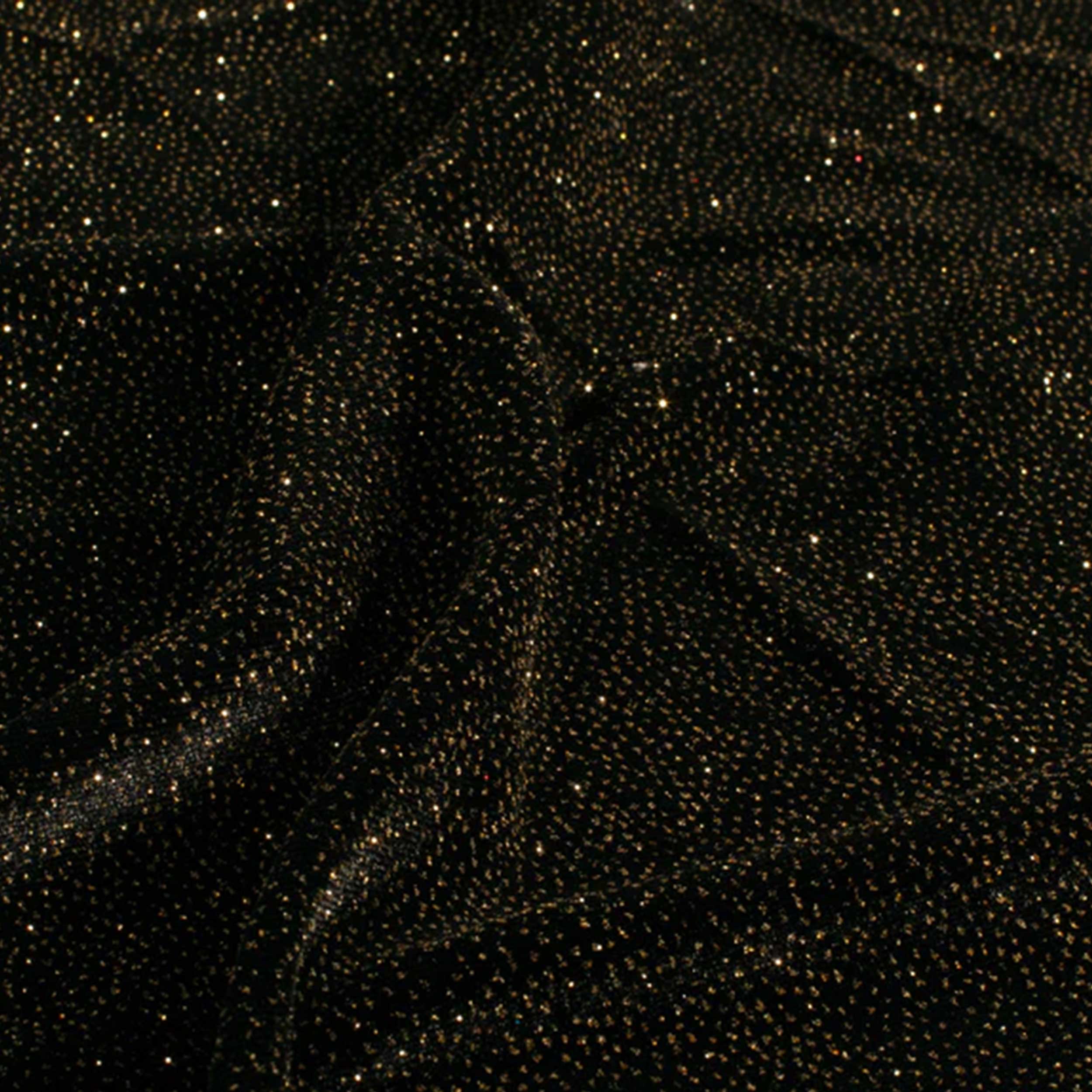 Vellutina Nero con Strass Oro Image