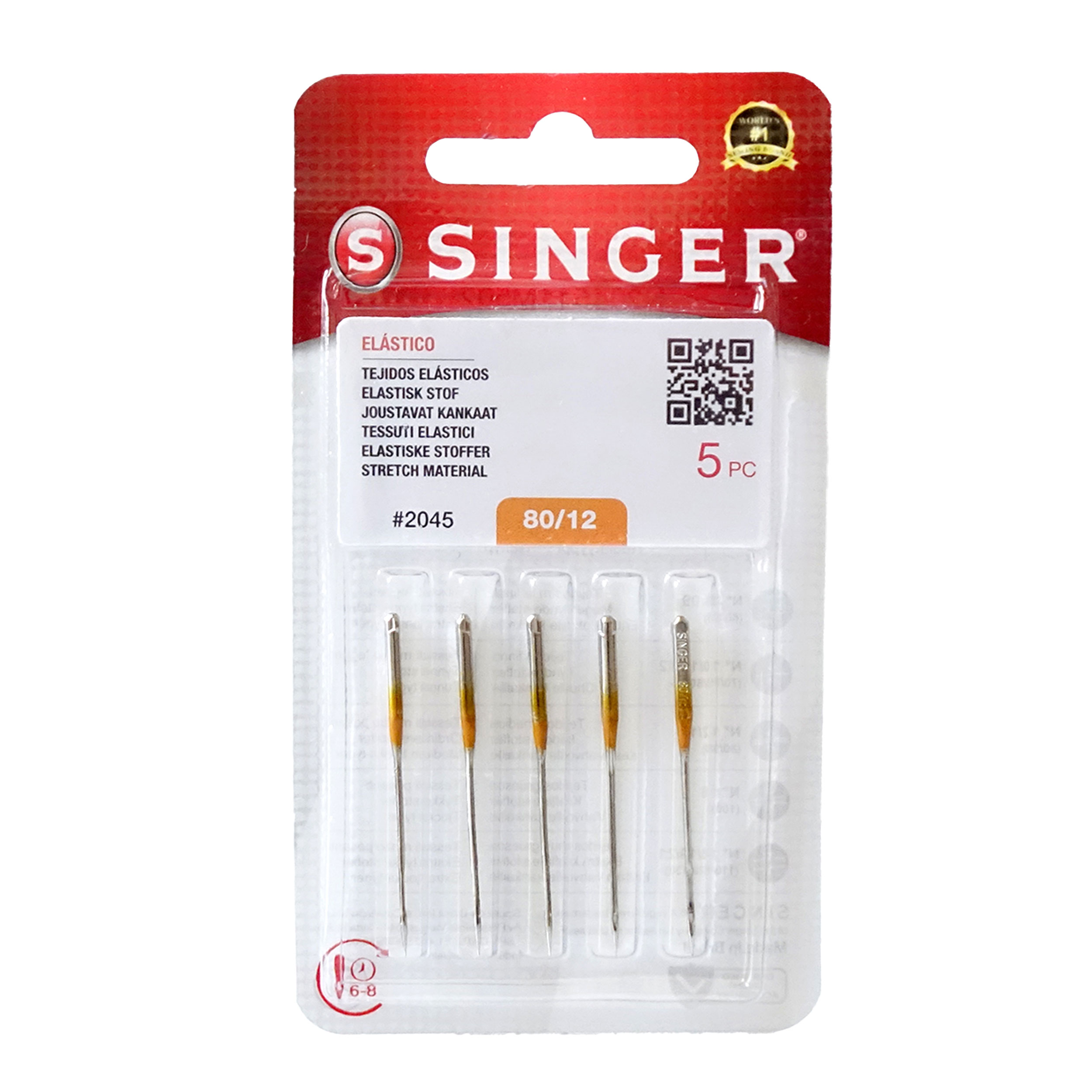 Aghi Singer per Tessuti Elastici 80/12 Image