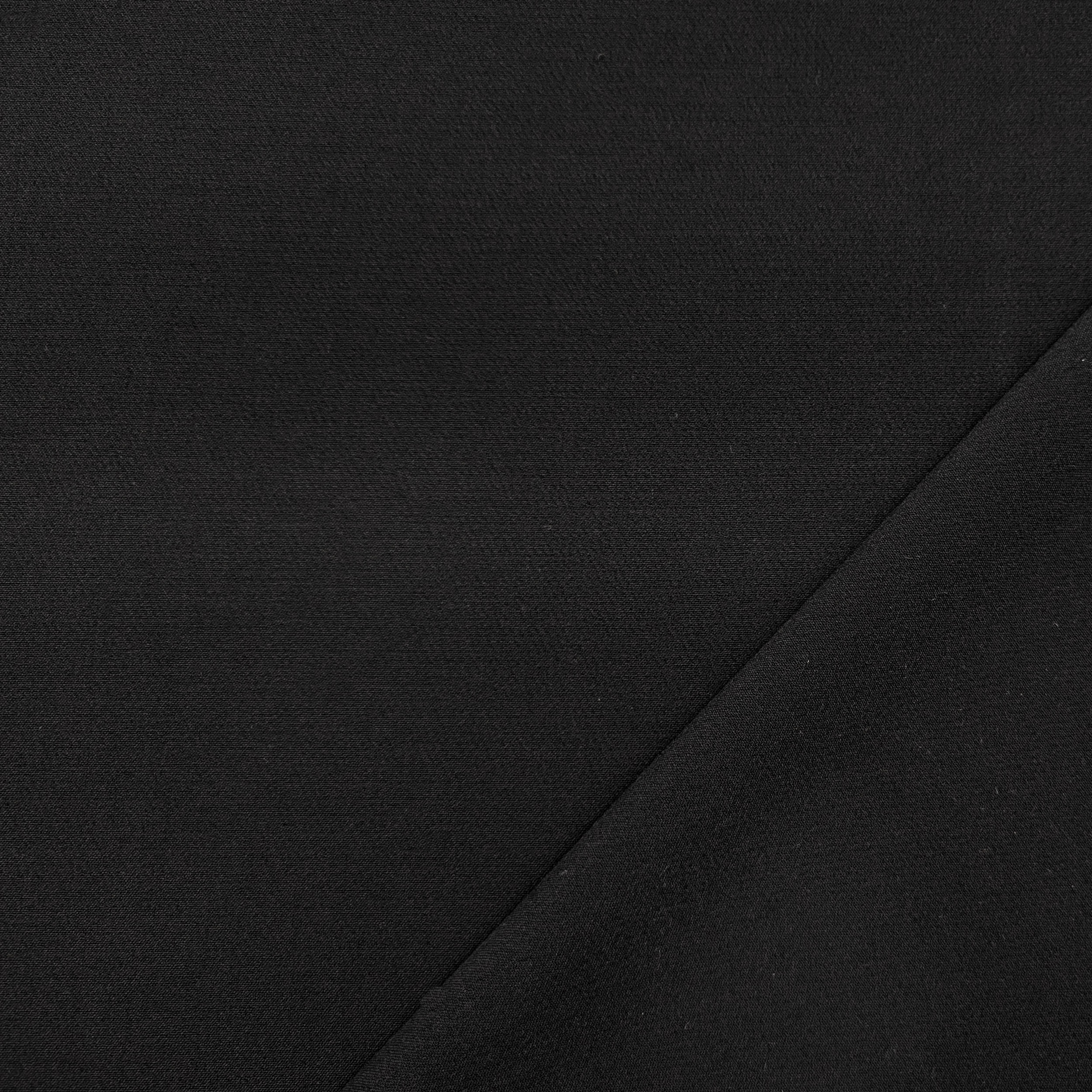 Tessuto Mano Lana Pesante Nero Image