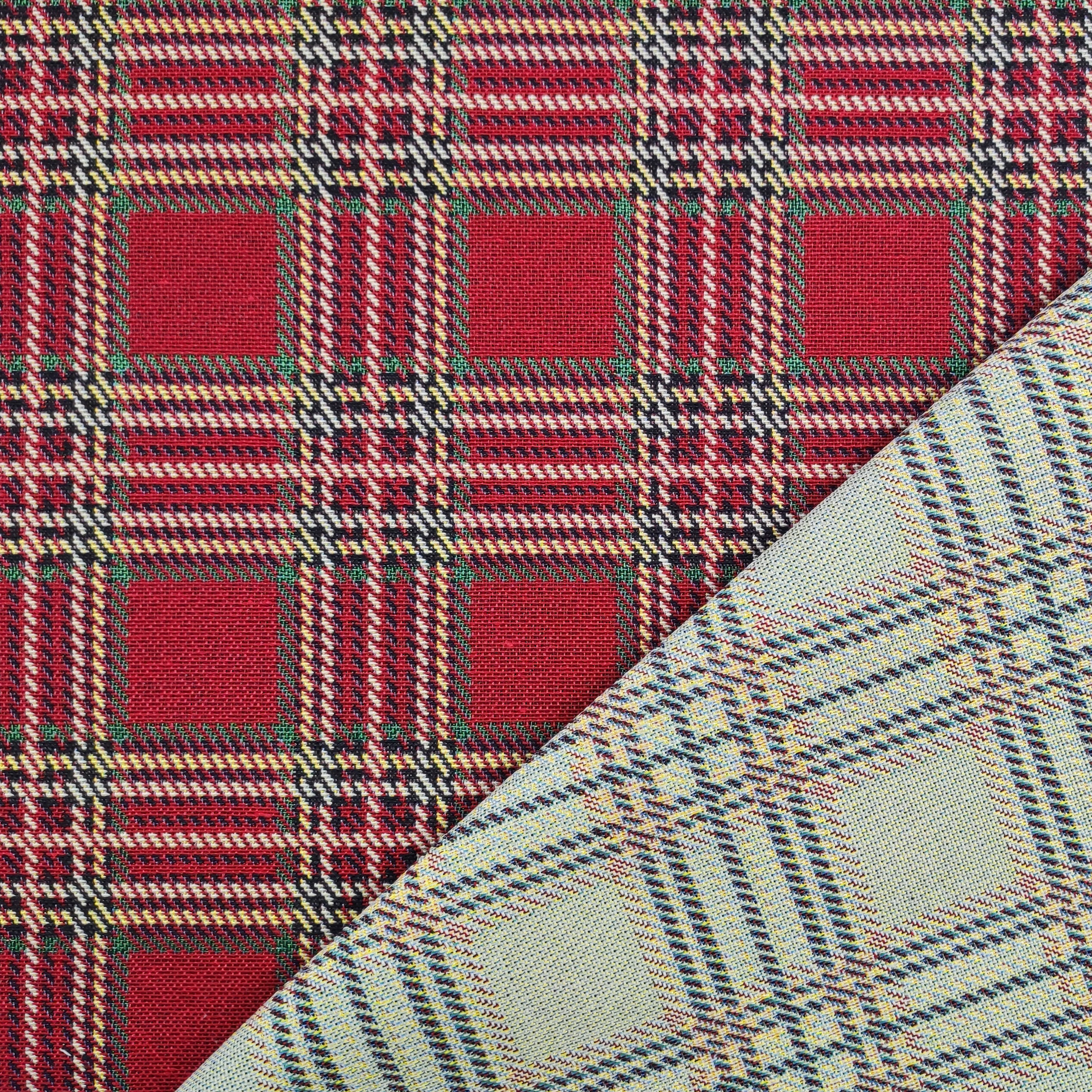Gobelin Fantasia Tartan in Rosso