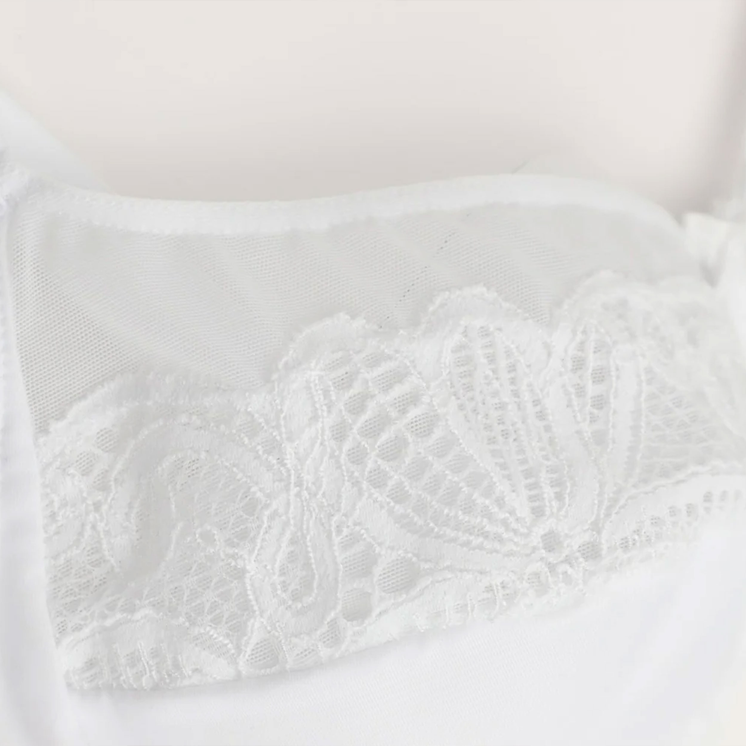Reggiseno Lepel Senza Ferretto Pizzo Allure Bianco Image